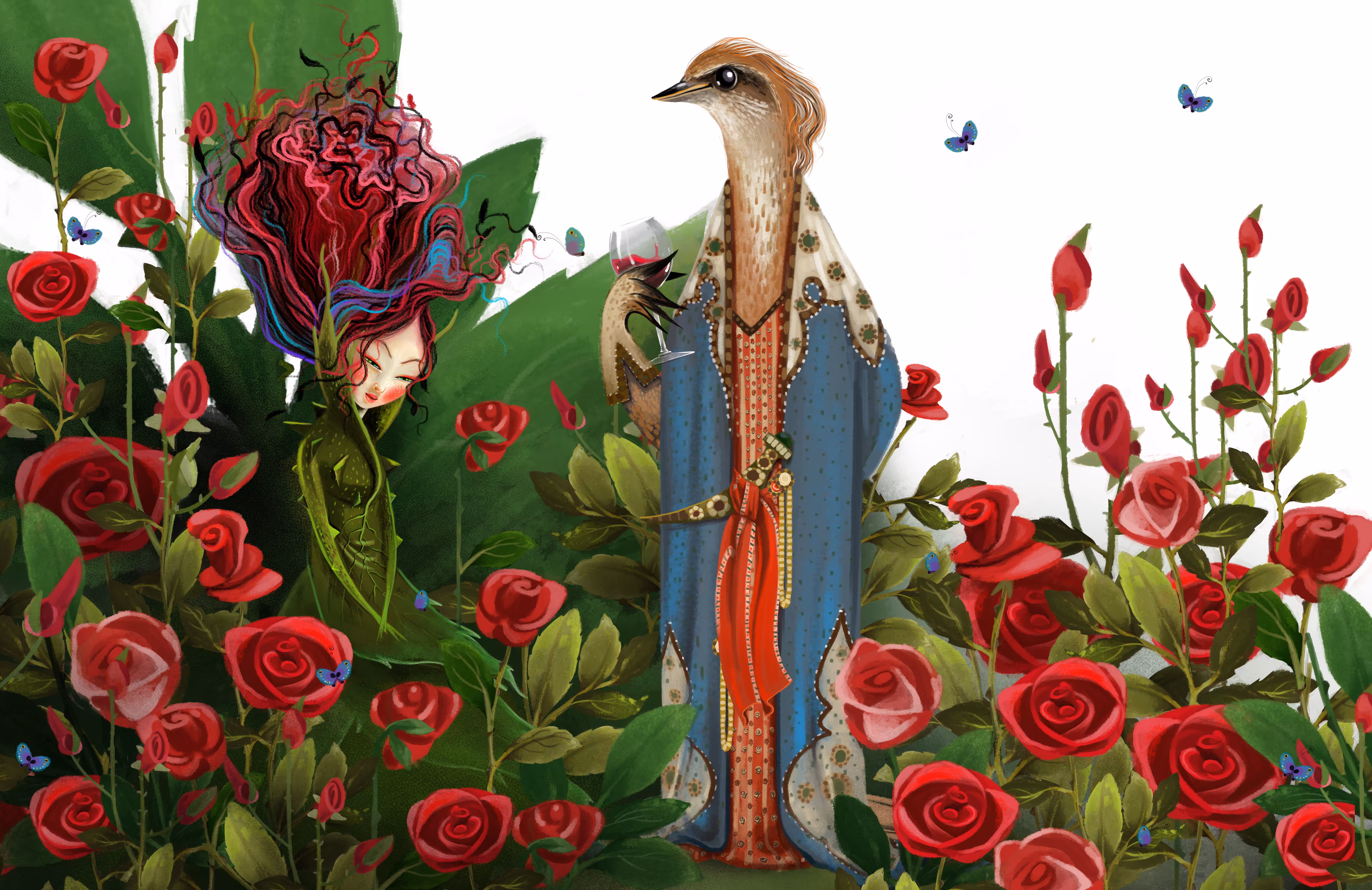 The nightingale is in love