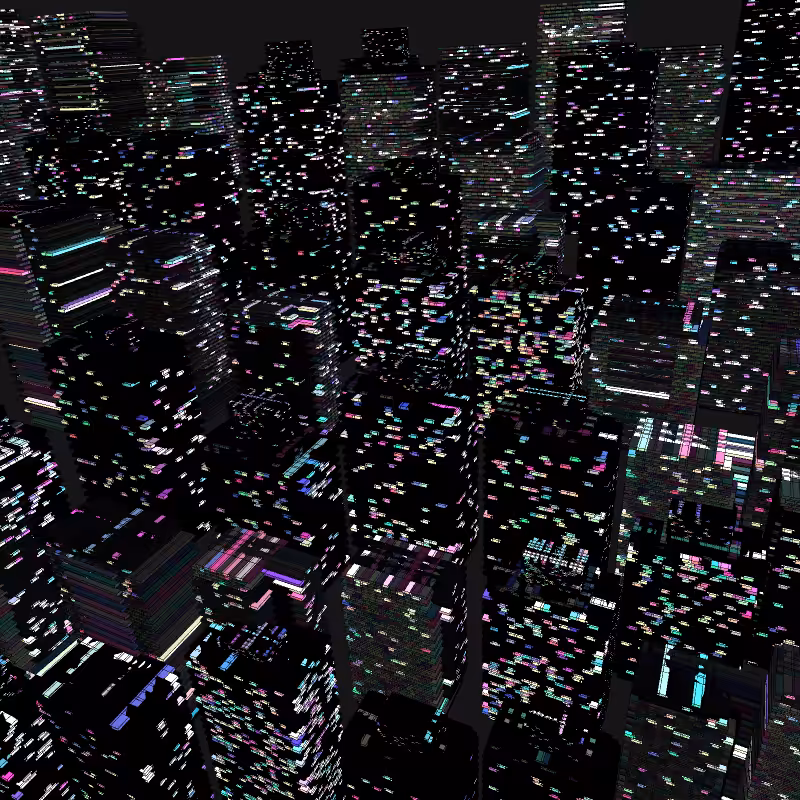 Night city glow #63