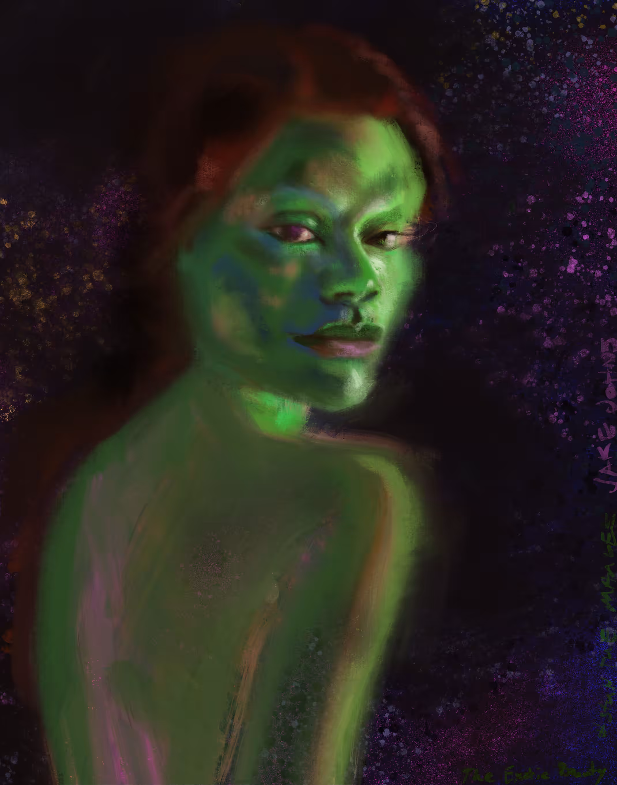The Green Beauty from Outer Space
