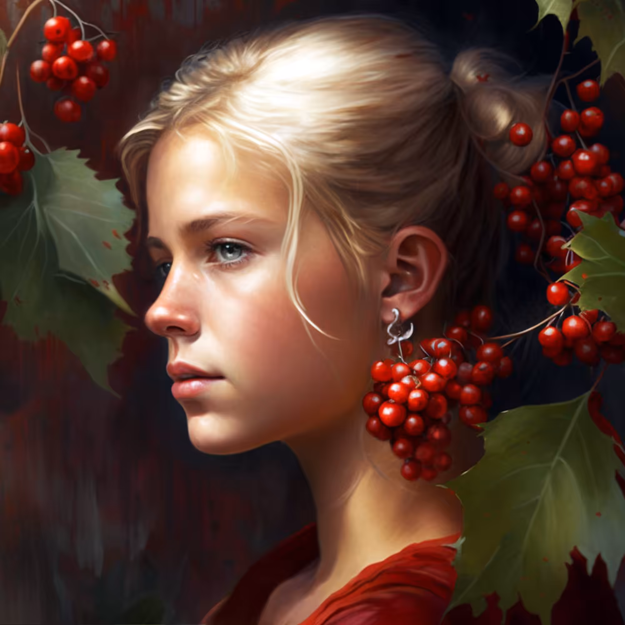 Girl with an earring #002