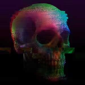Glitched Skull #001
