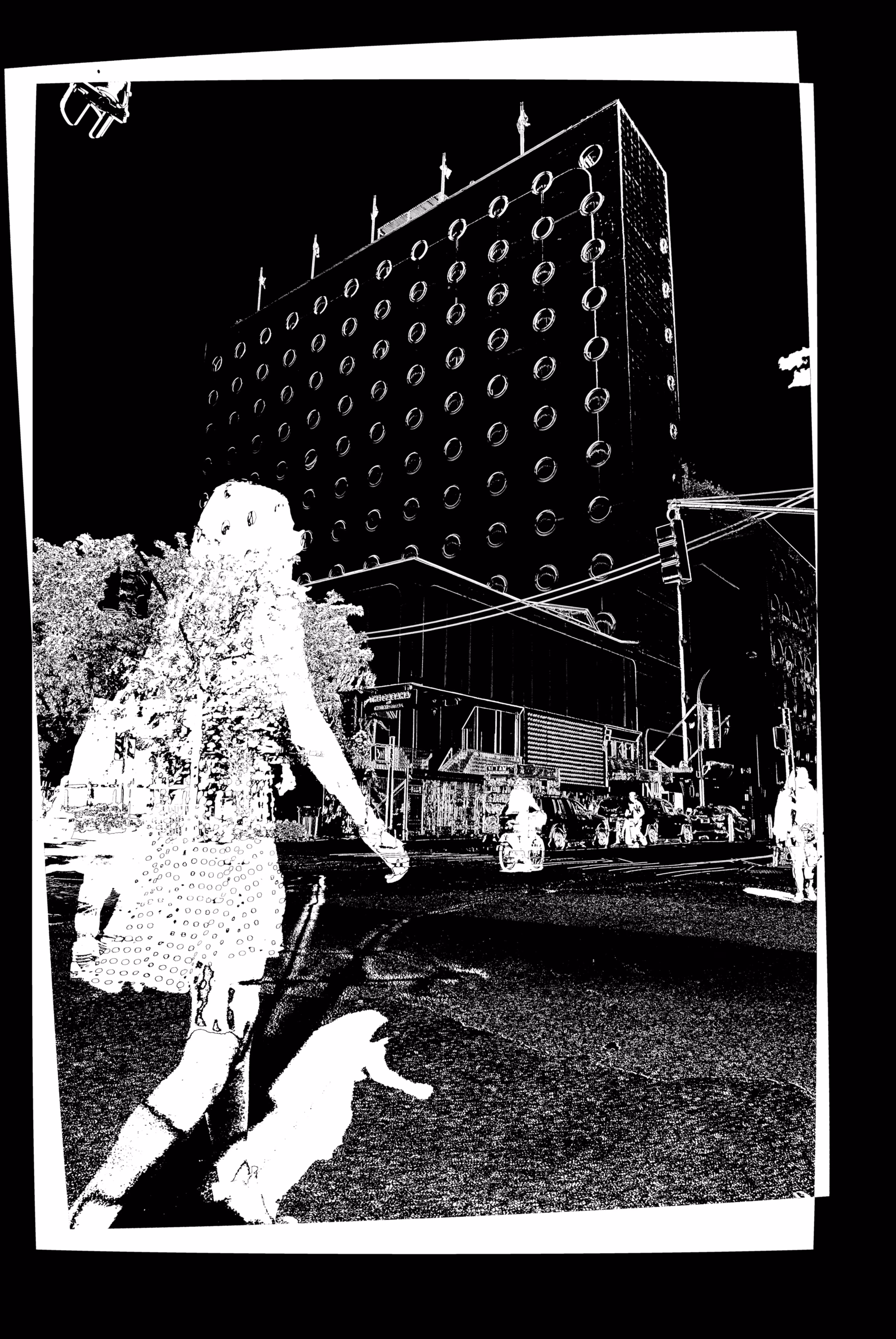 "Polkadots" An Alpha Channel for "Un-Still Life: Maritime Hotel,” Automated Digital Photo Collage, 5/30/202