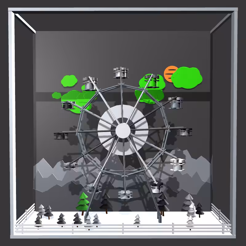 “Uncle Run” Fun Park: Ferris Wheel #33