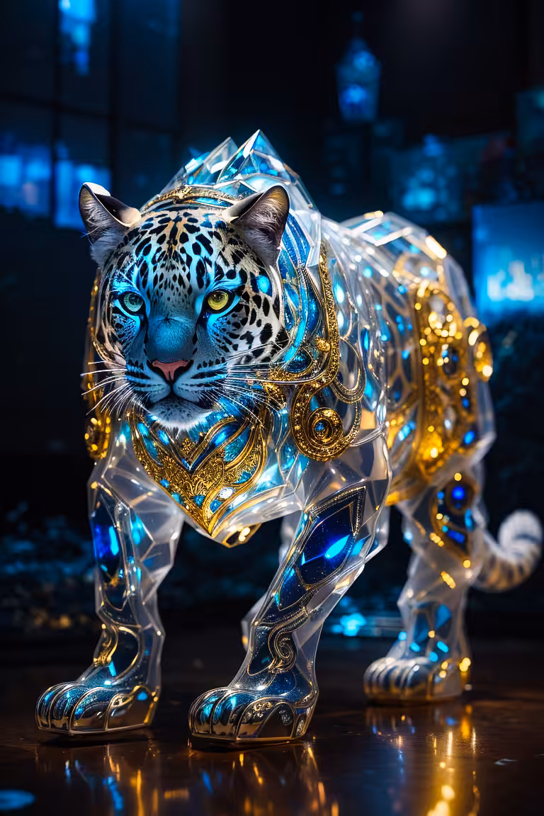 Ethereal radiance #02: leopard