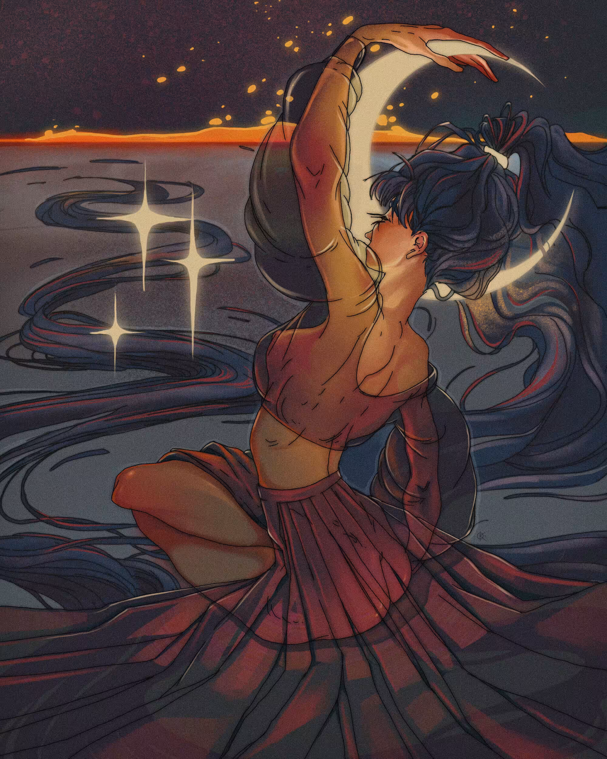 one moon