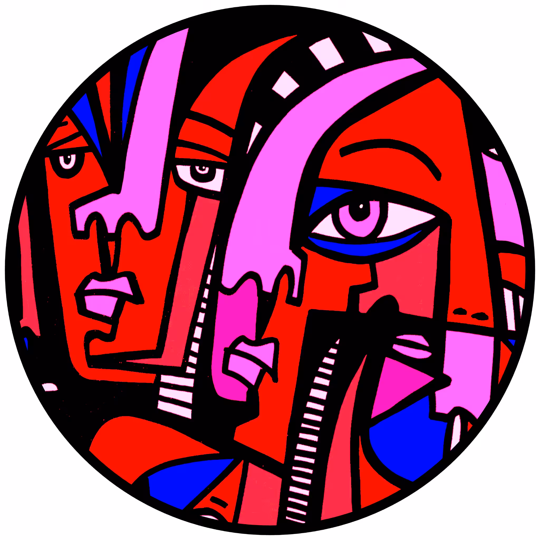 Cubist Circle 4