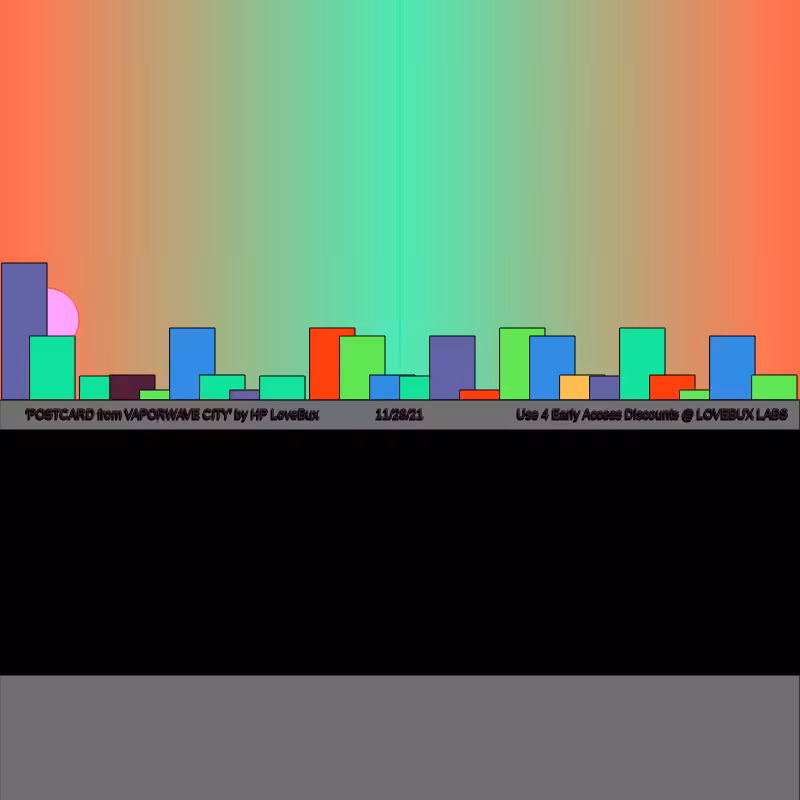Vaporwave CITY: "Seek the Black Sun" #23