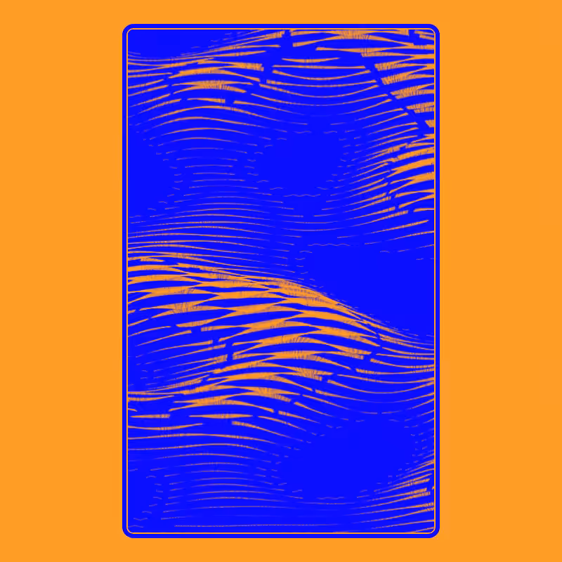 Topographic Playing Card #24