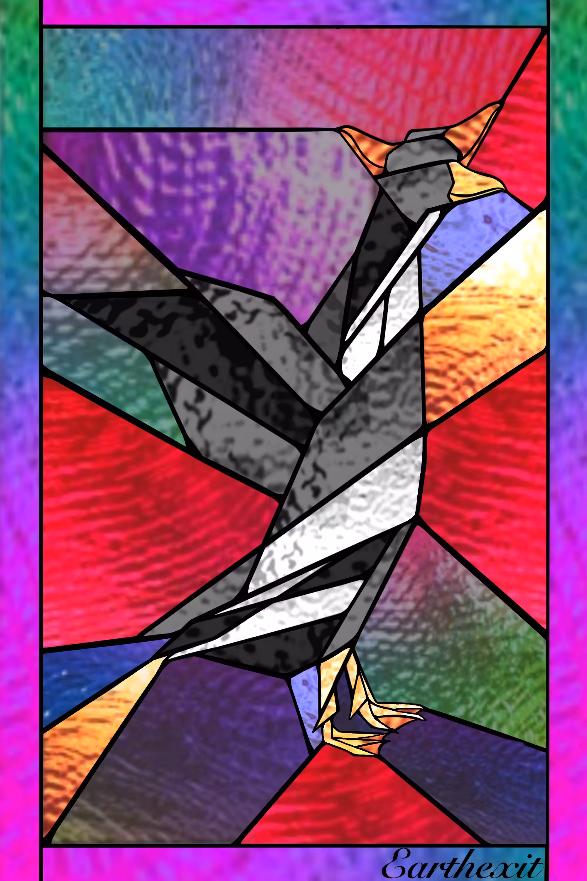 The Stained Glass Geese