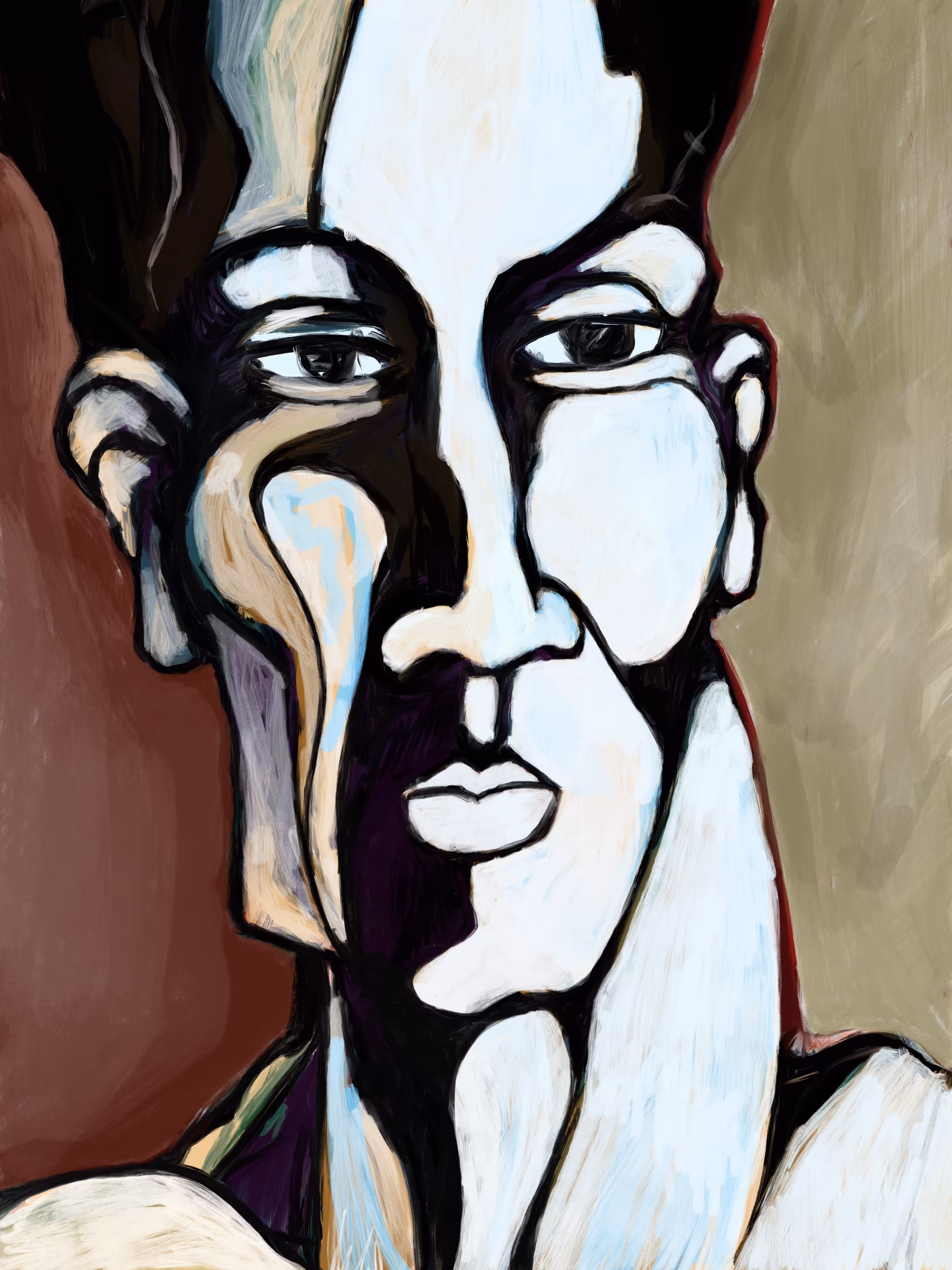 Portrait in White
