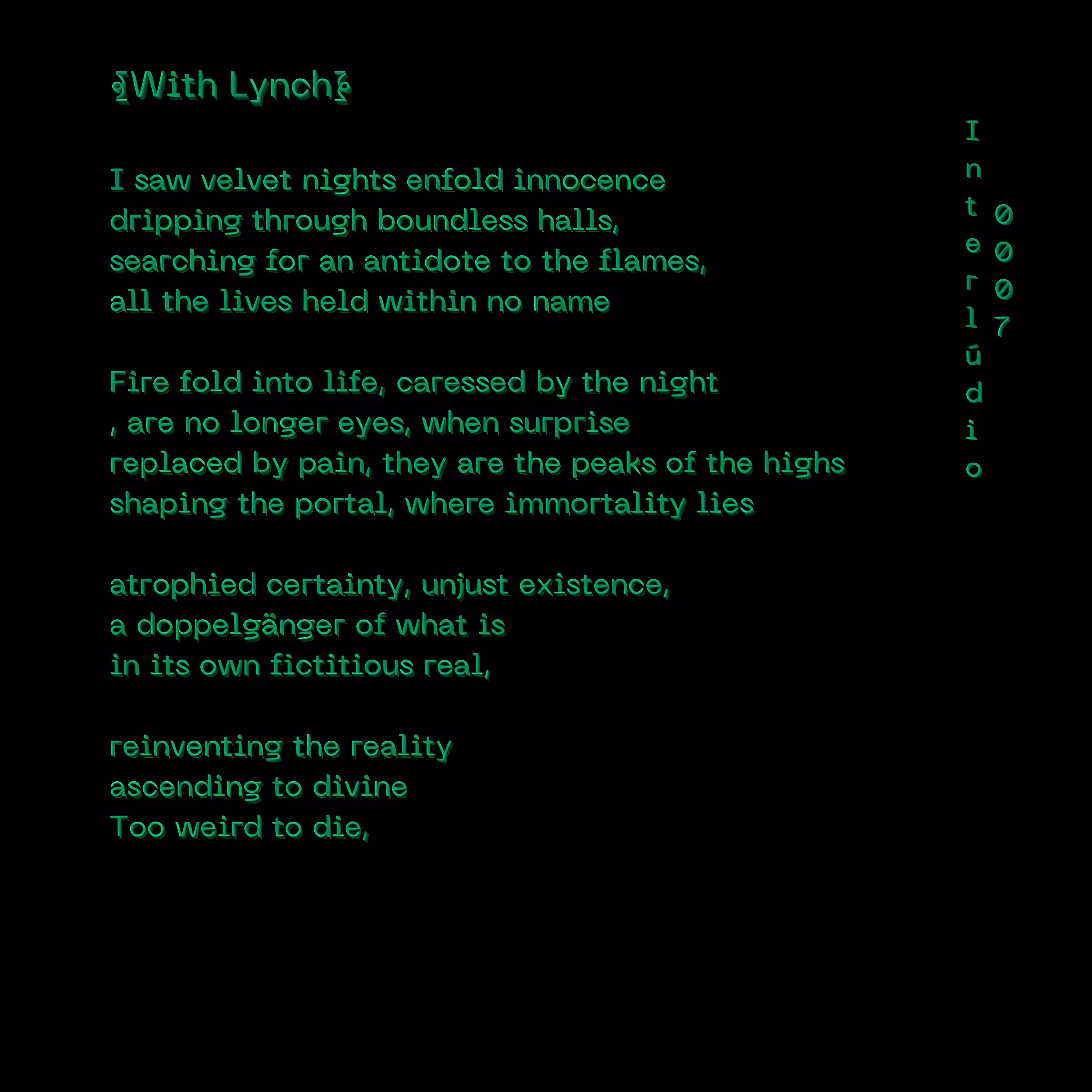 Soul Poesia: With Lynch