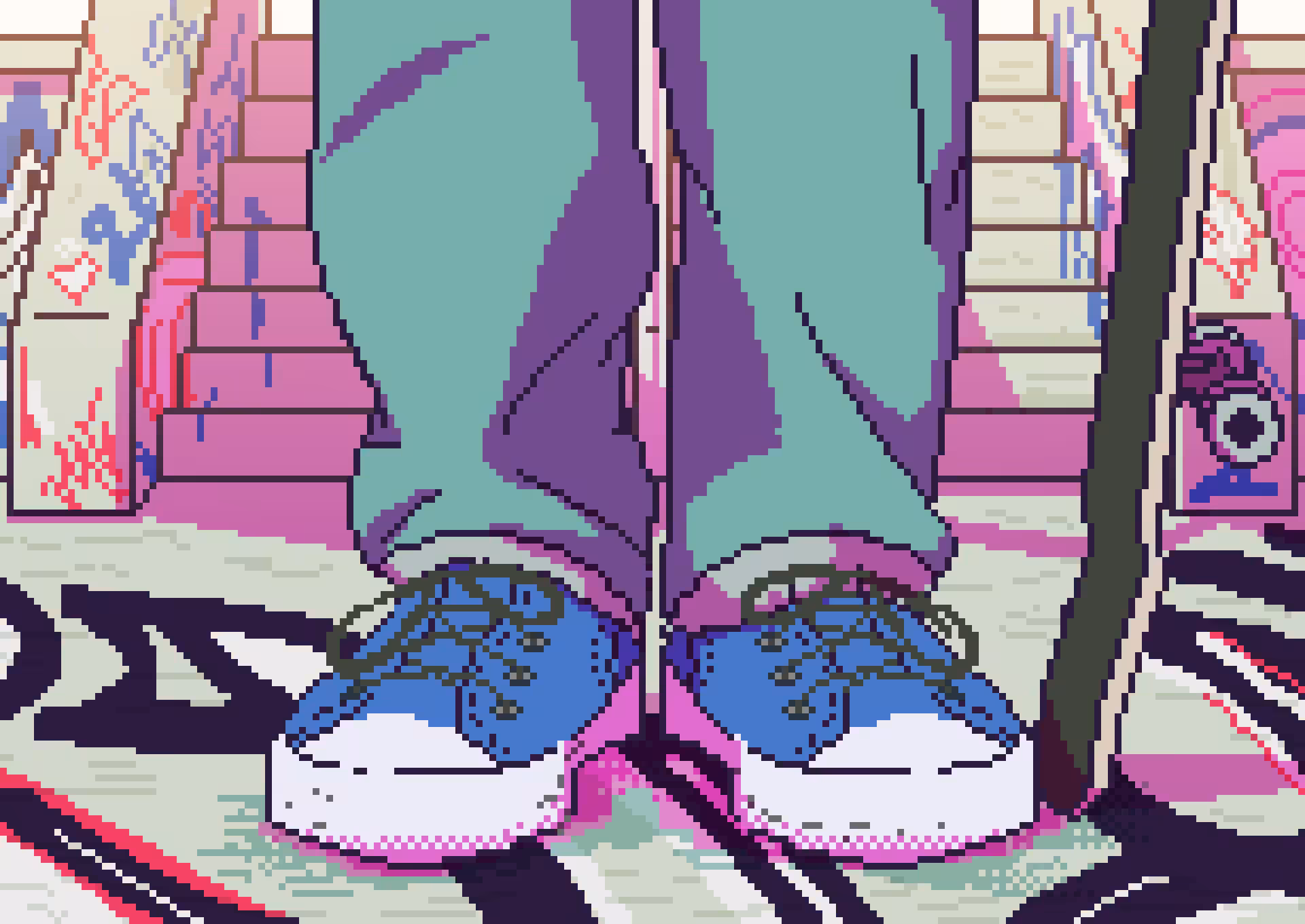 PINK TRASH'S SHOES #4