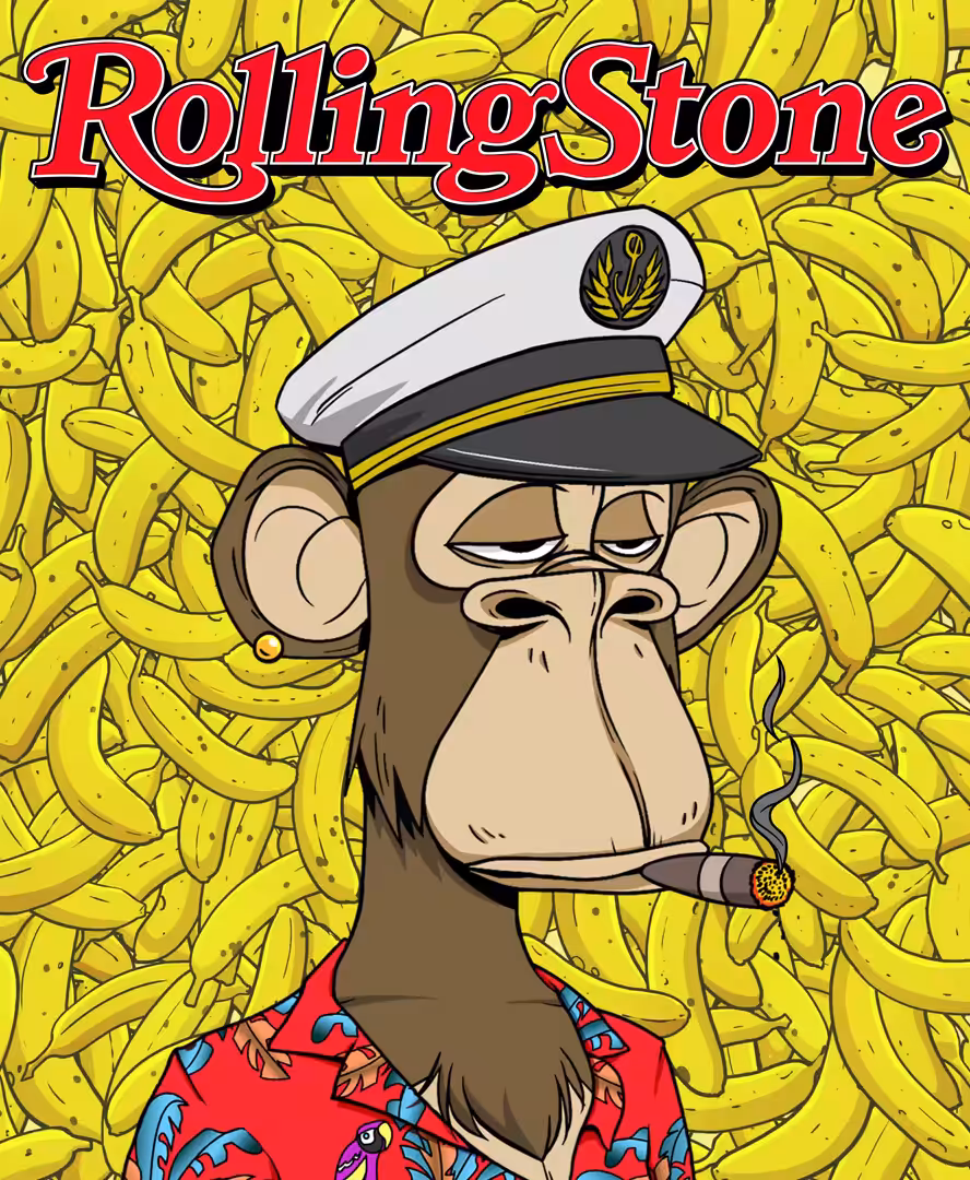 Rolling Stone x Bored Ape Yacht Club Cover 