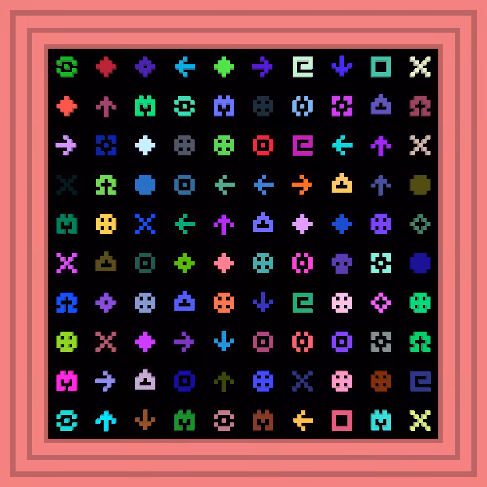 Hello, World! :: Procedural Symbols #213/1000
