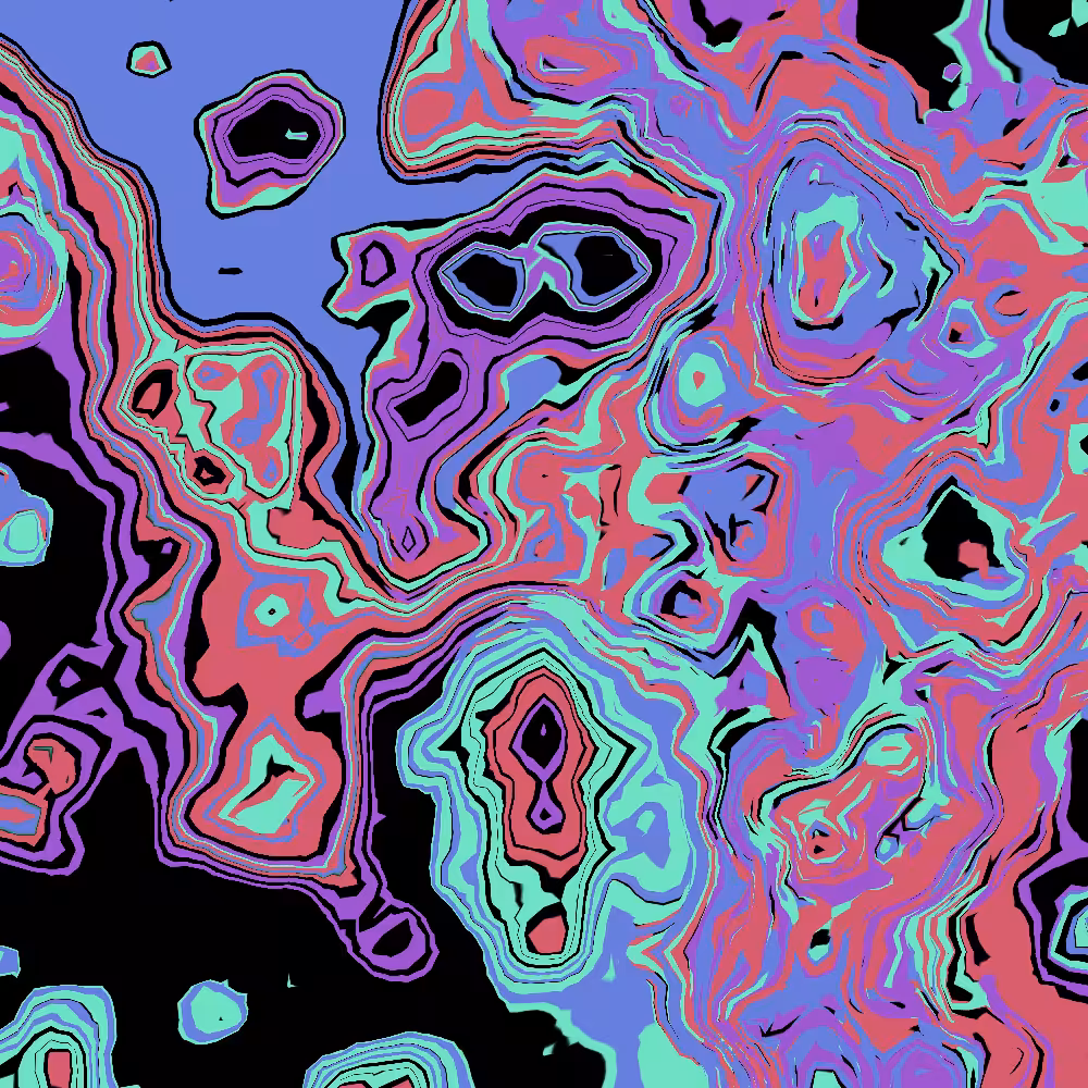 Dark Digital Marble #9