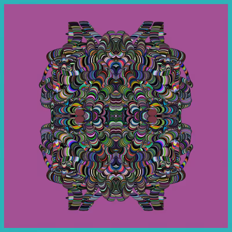 Symmetric Perlinized Ellipse #20
