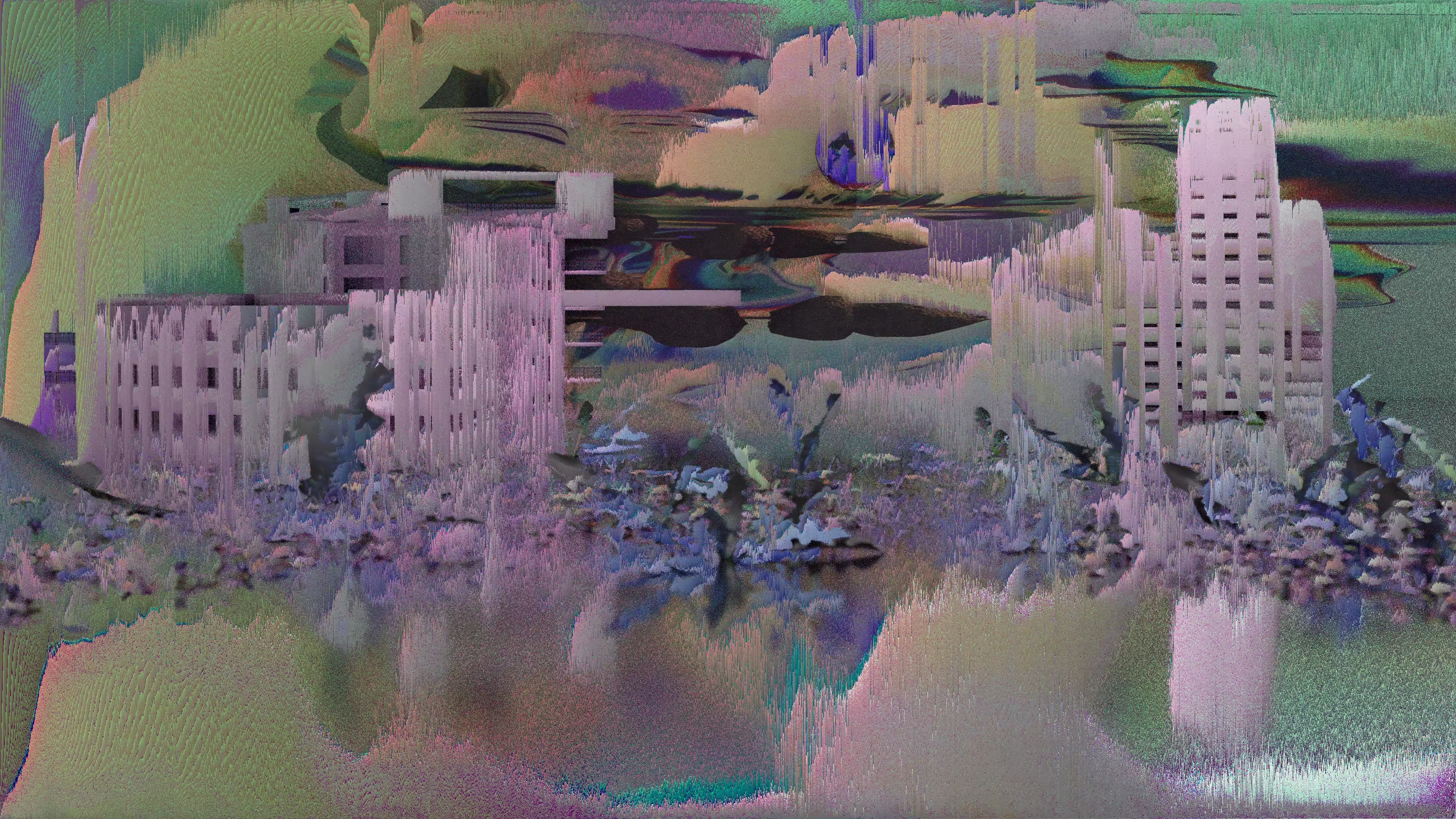 We Stayed Up all Night (pixel sorted still)