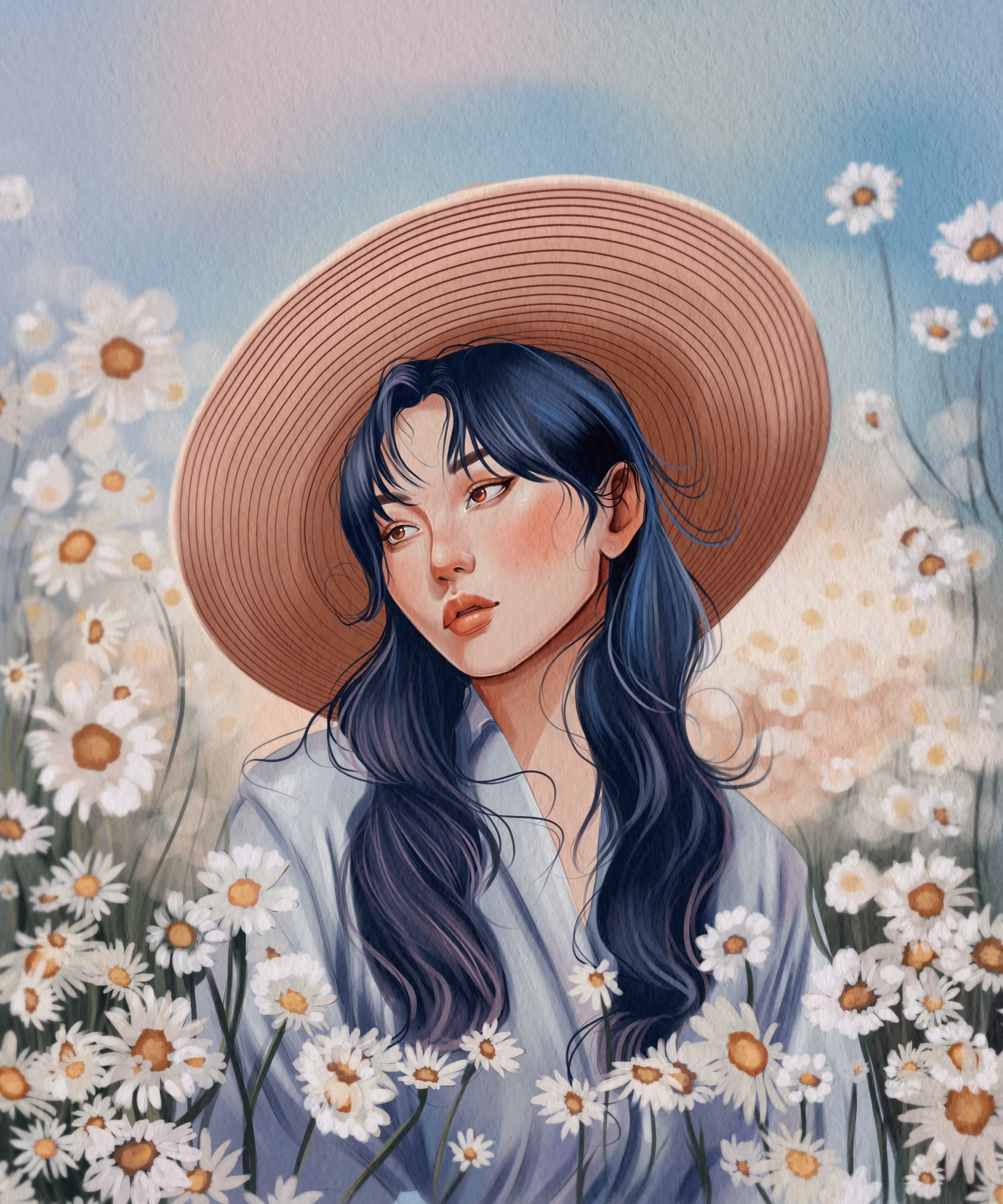 something that touches the depths of your heart: In the arms of daisies