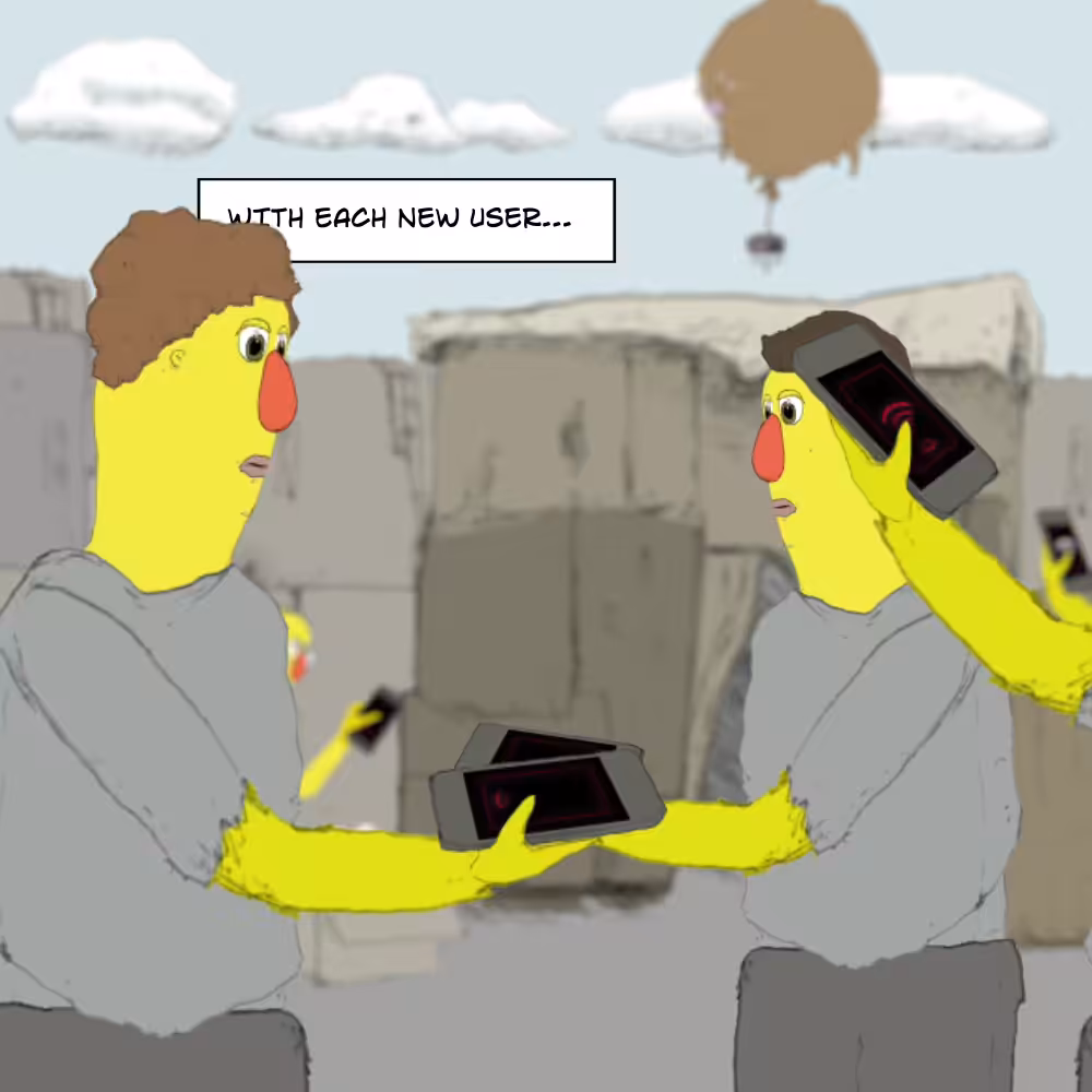 CITIZEN Issue #0 (A Brief History of the Near Future): Panel 21: New users