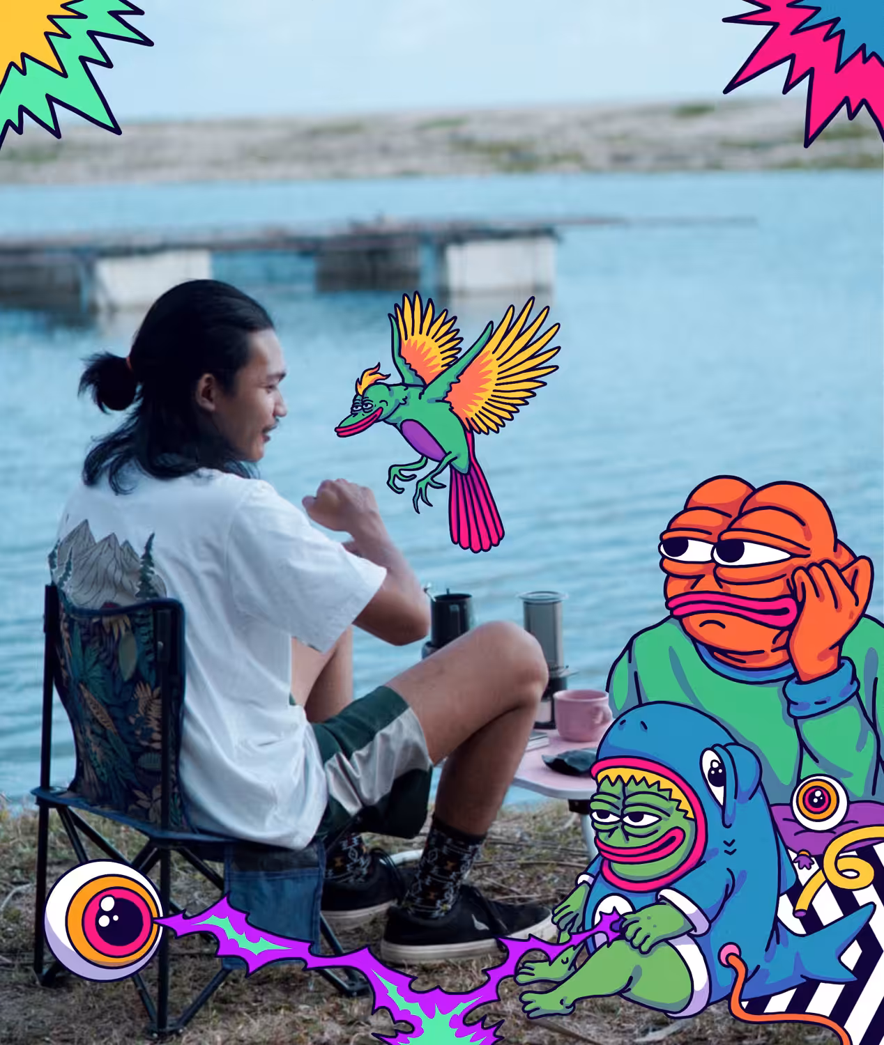 RELAXING WITH KUPIR & PEPE