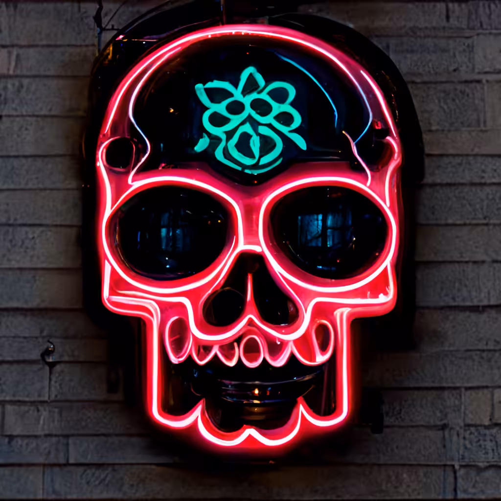 Neon Skull 37
