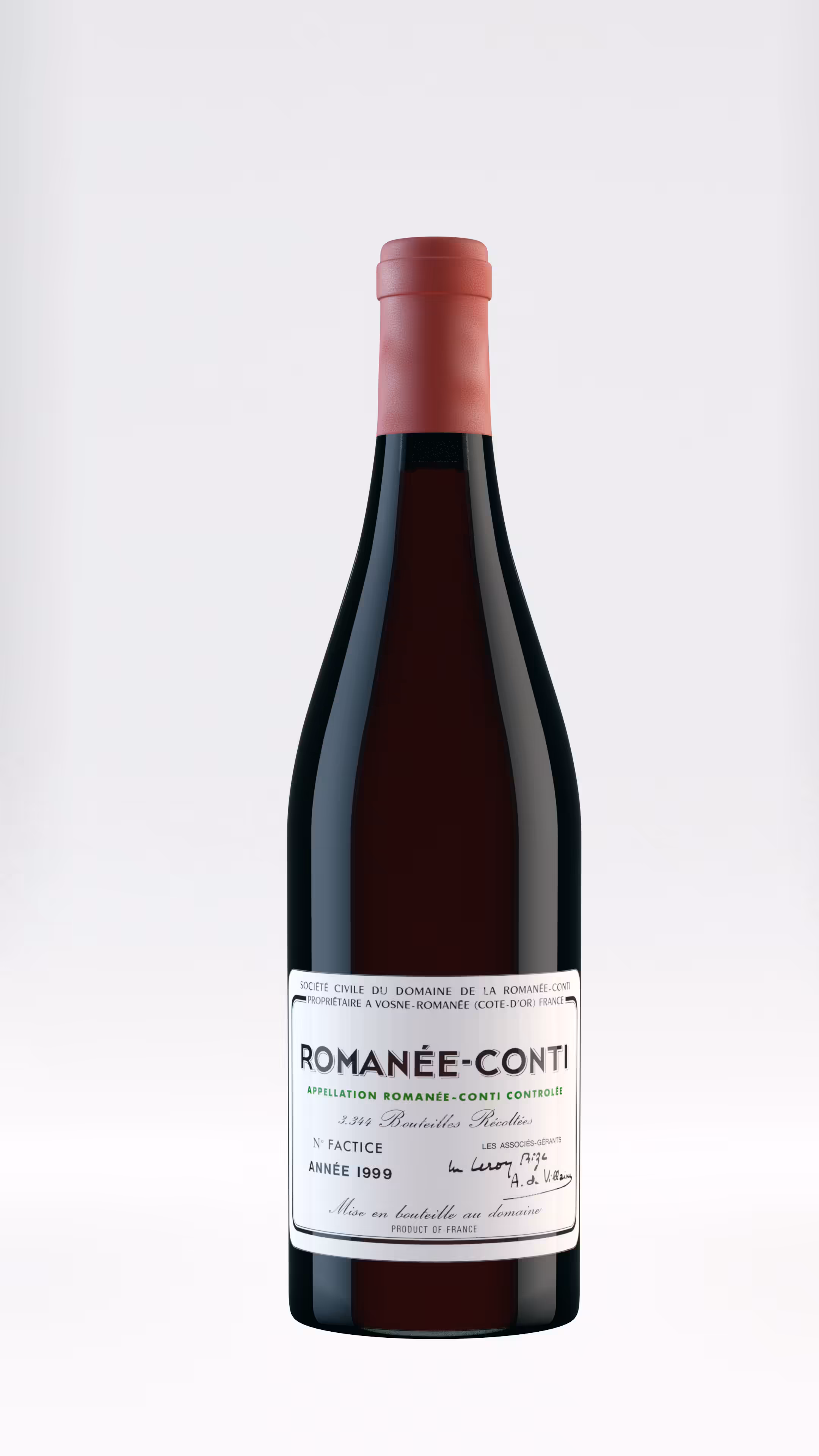 Bottle of Romanée-Conti 1999