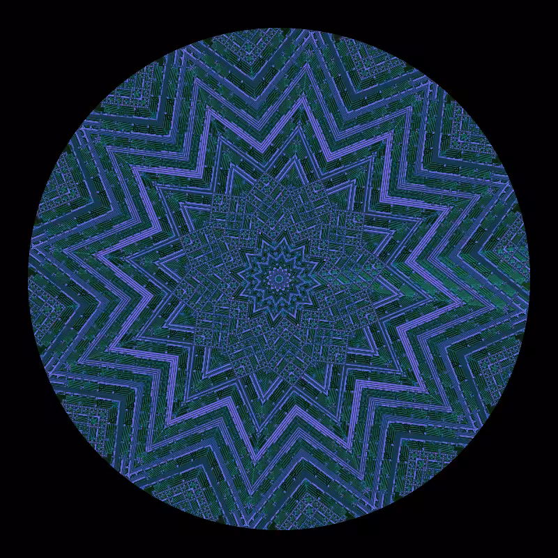 Binary kaleidoscope #157