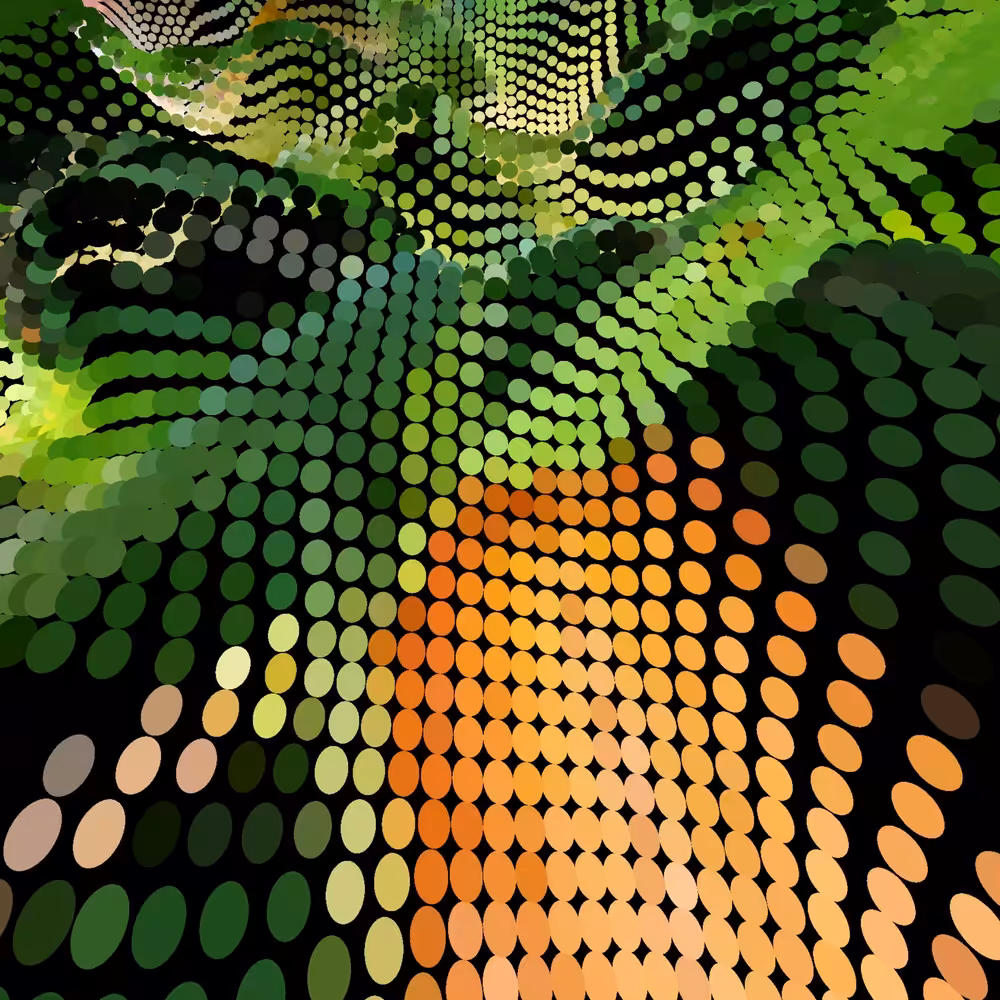 In circles