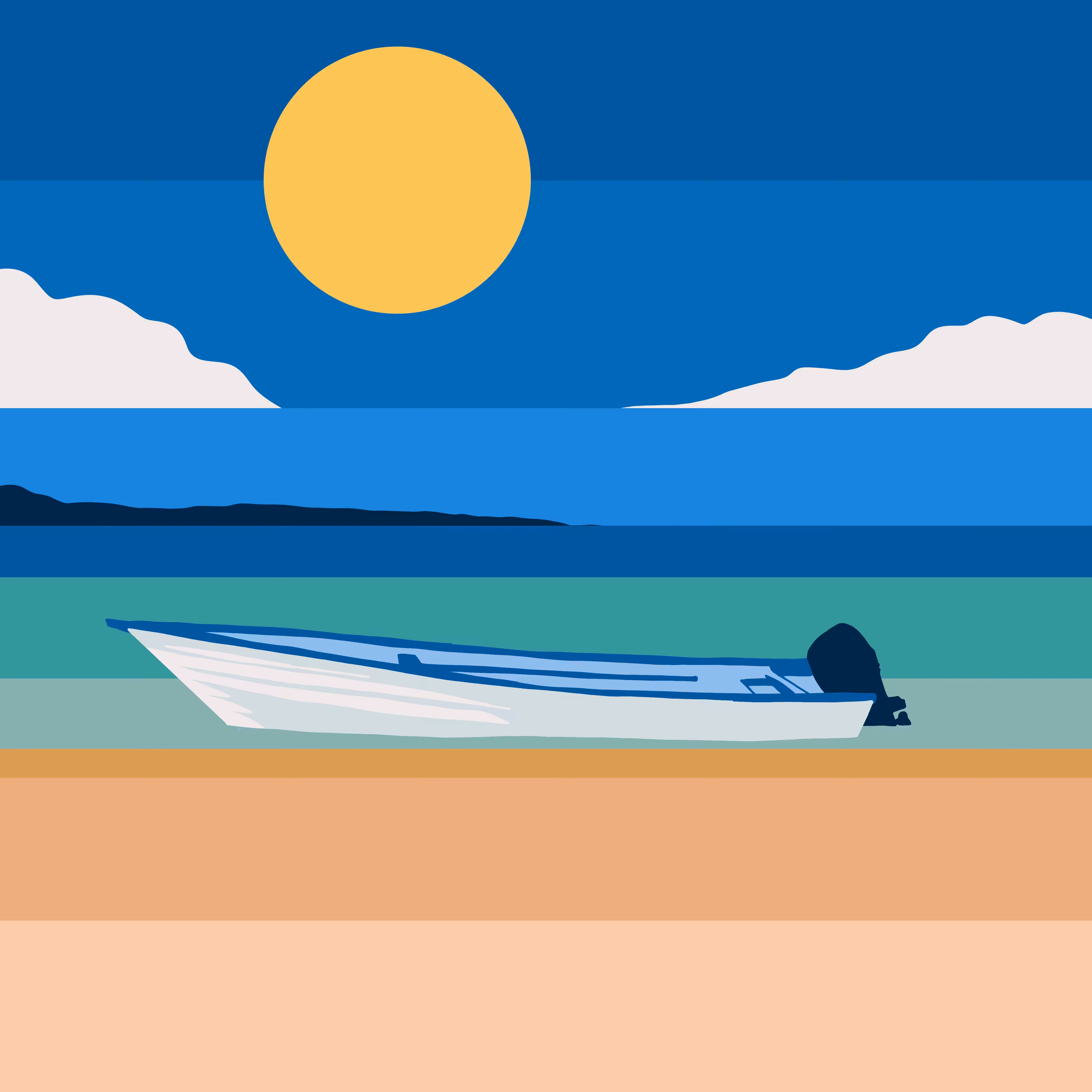 Pirogue at Midday