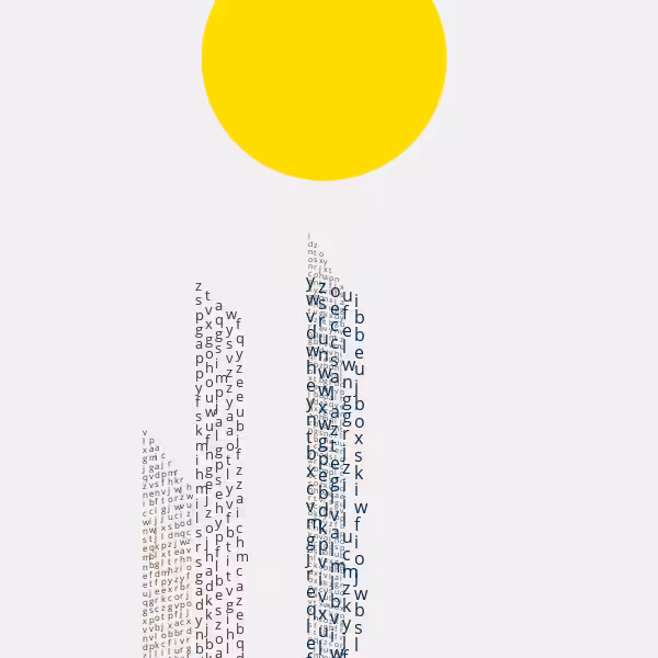 Building of letters #23