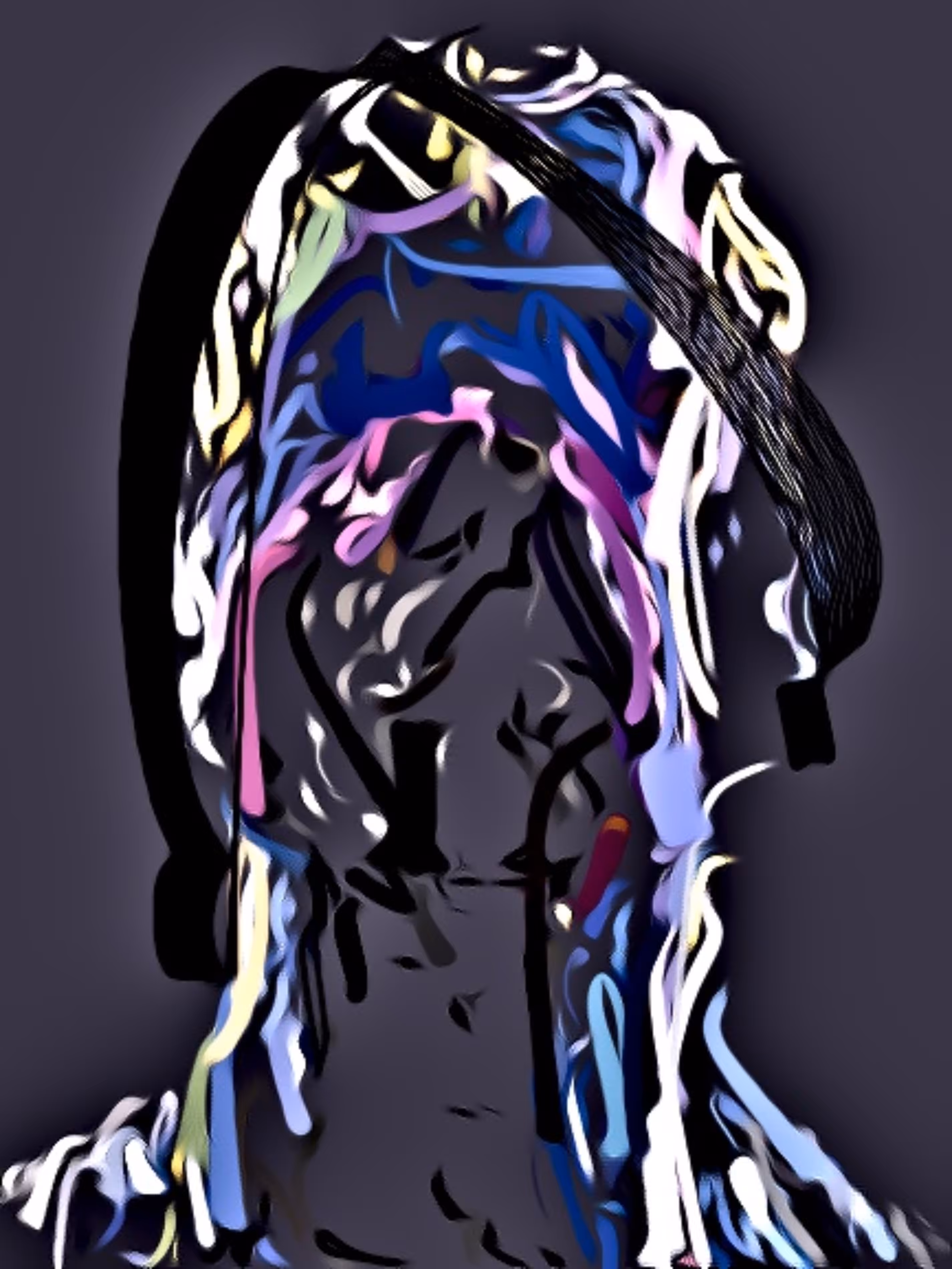 CALIGRAPHIC MALE PORTRAIT