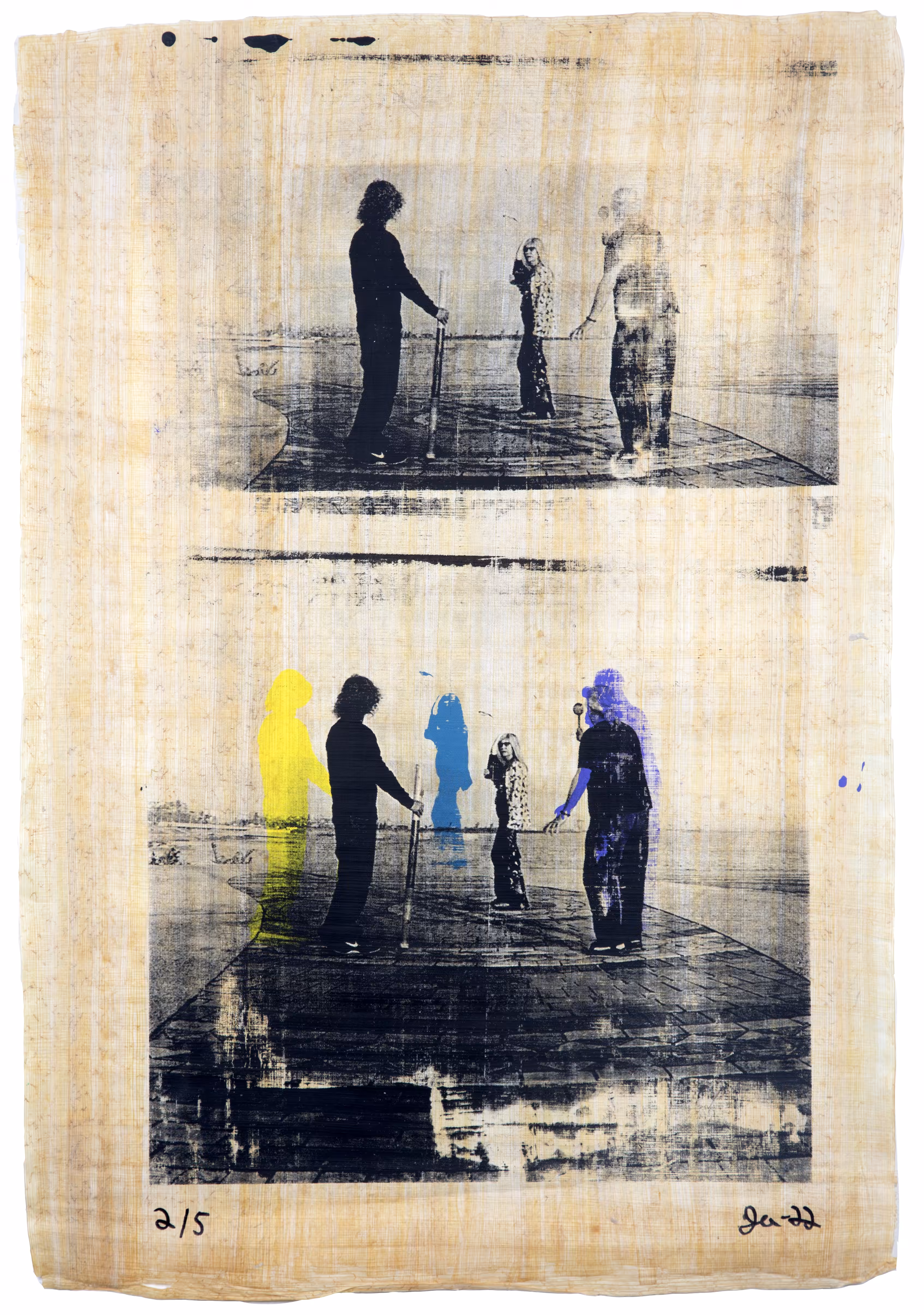 Justin Aversano - Three of Staffs - Physical Tarot Scroll - 2/5