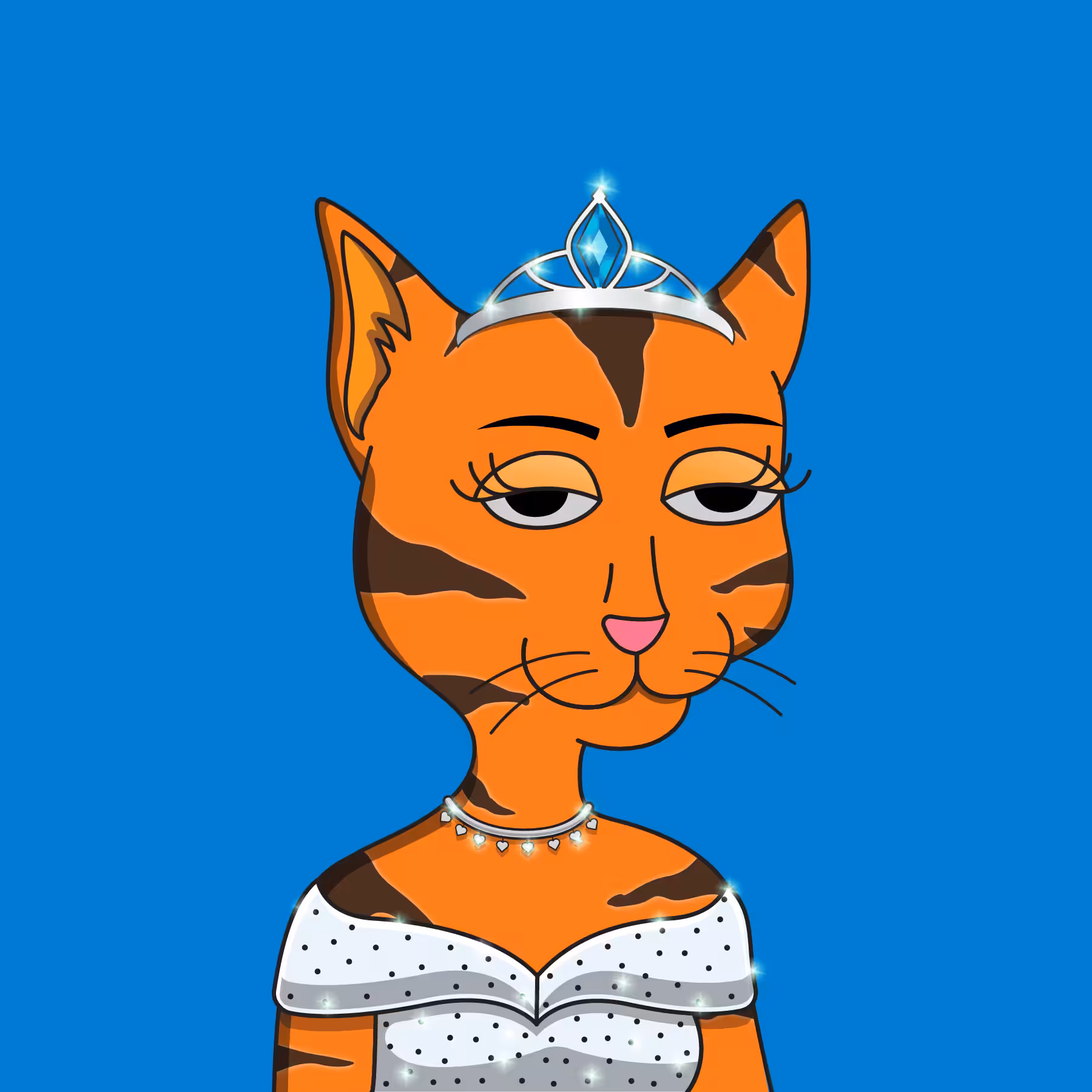 Girl Cat #606