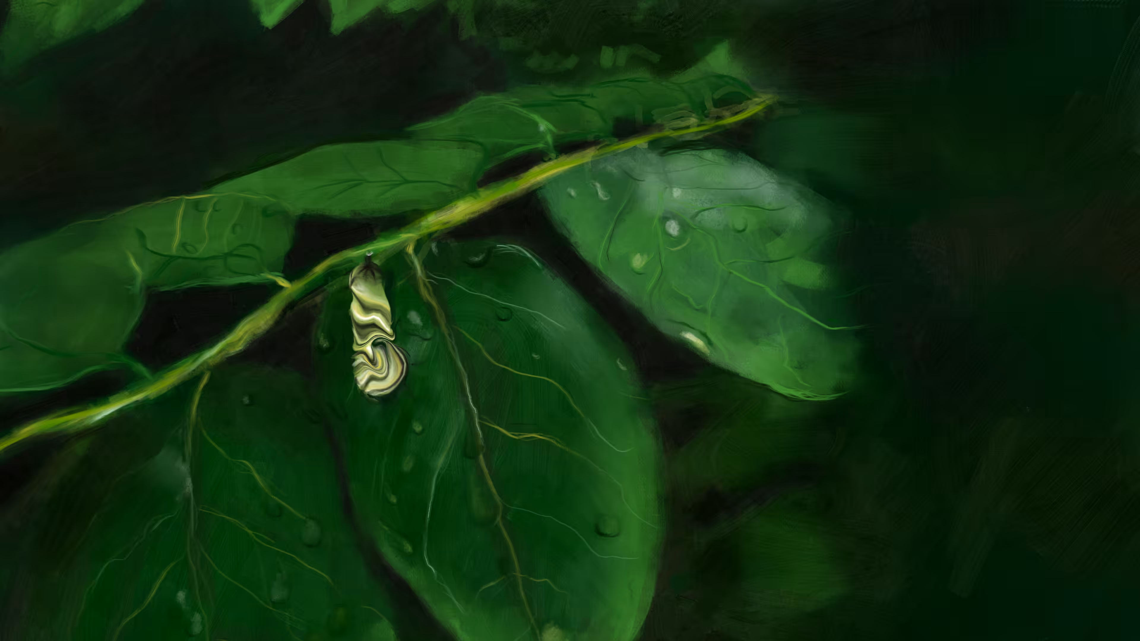 The caterpillar evolve 