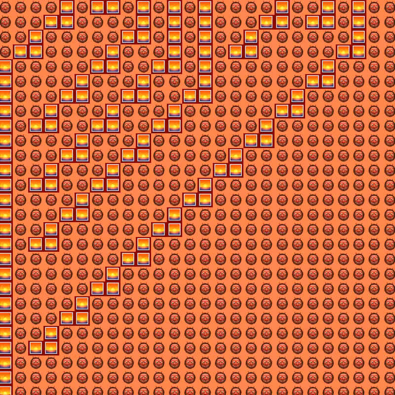 Elementary Cellular Emoji Automata #682