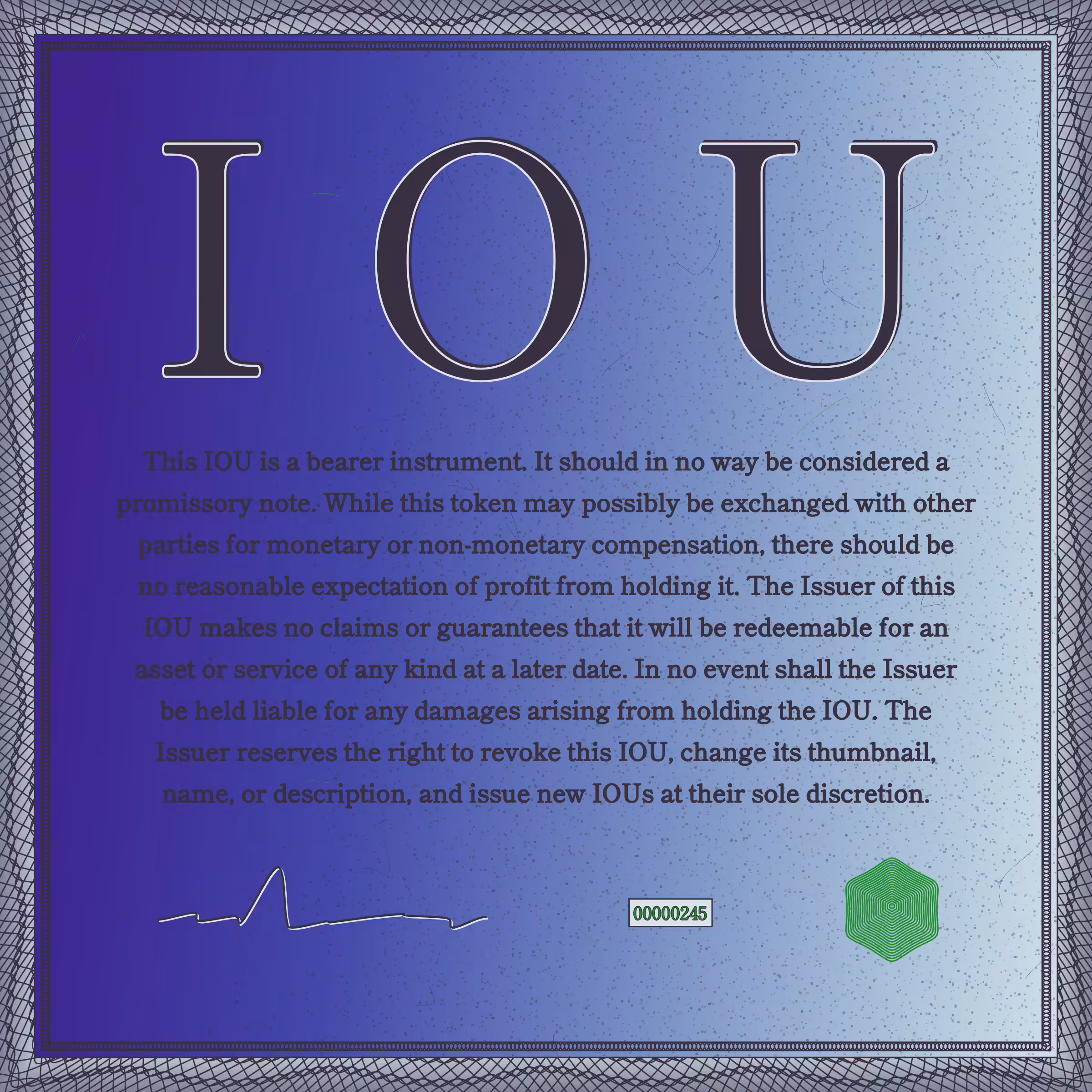 IOU #245