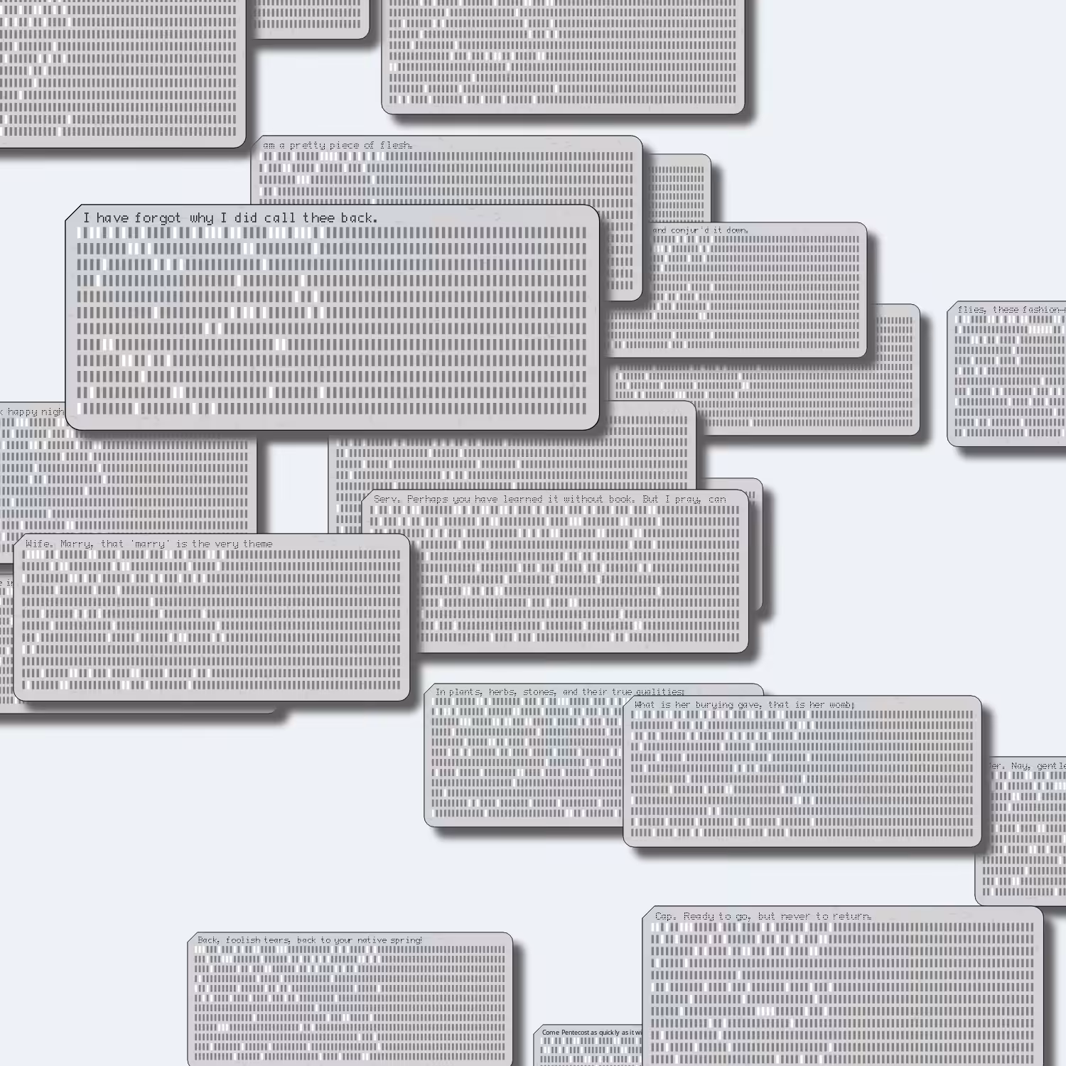Romeo and Juliet on Punched Cards (Free) #144
