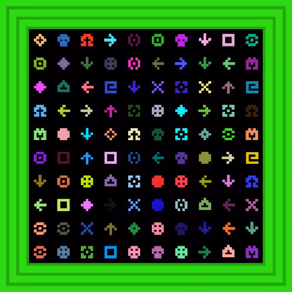 ZX Spectrum :: Procedural Symbols #334/1000
