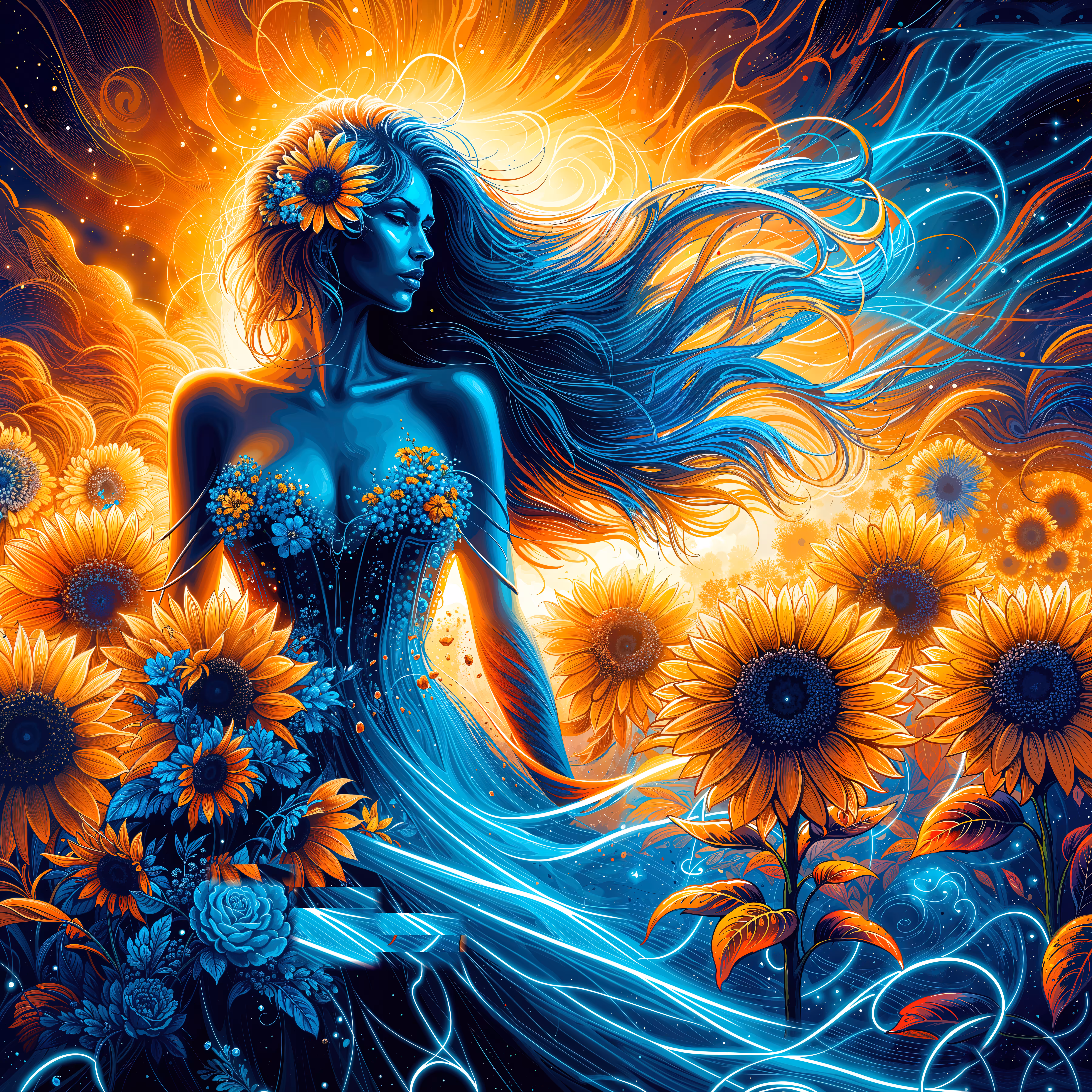 SUNFLOWERS BLUES #4