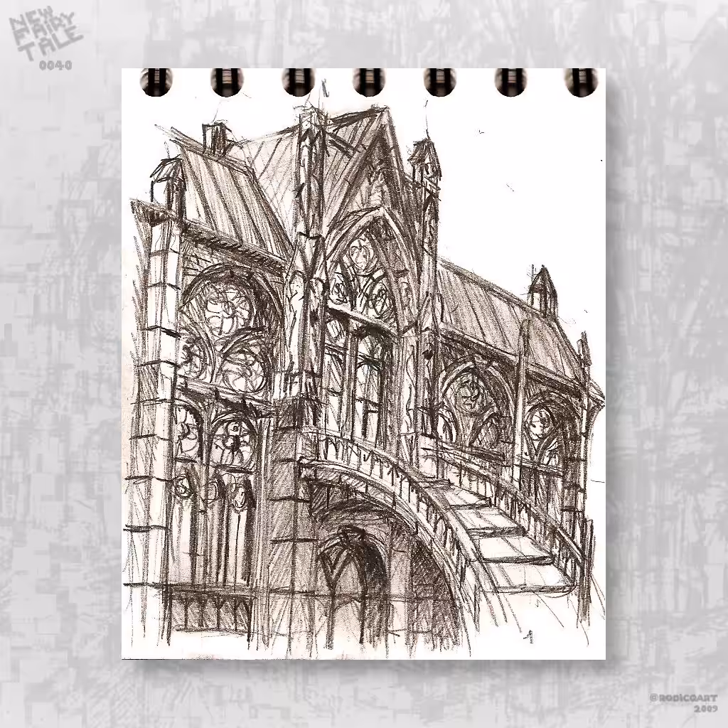 Cathedral in Sketchbook 0040