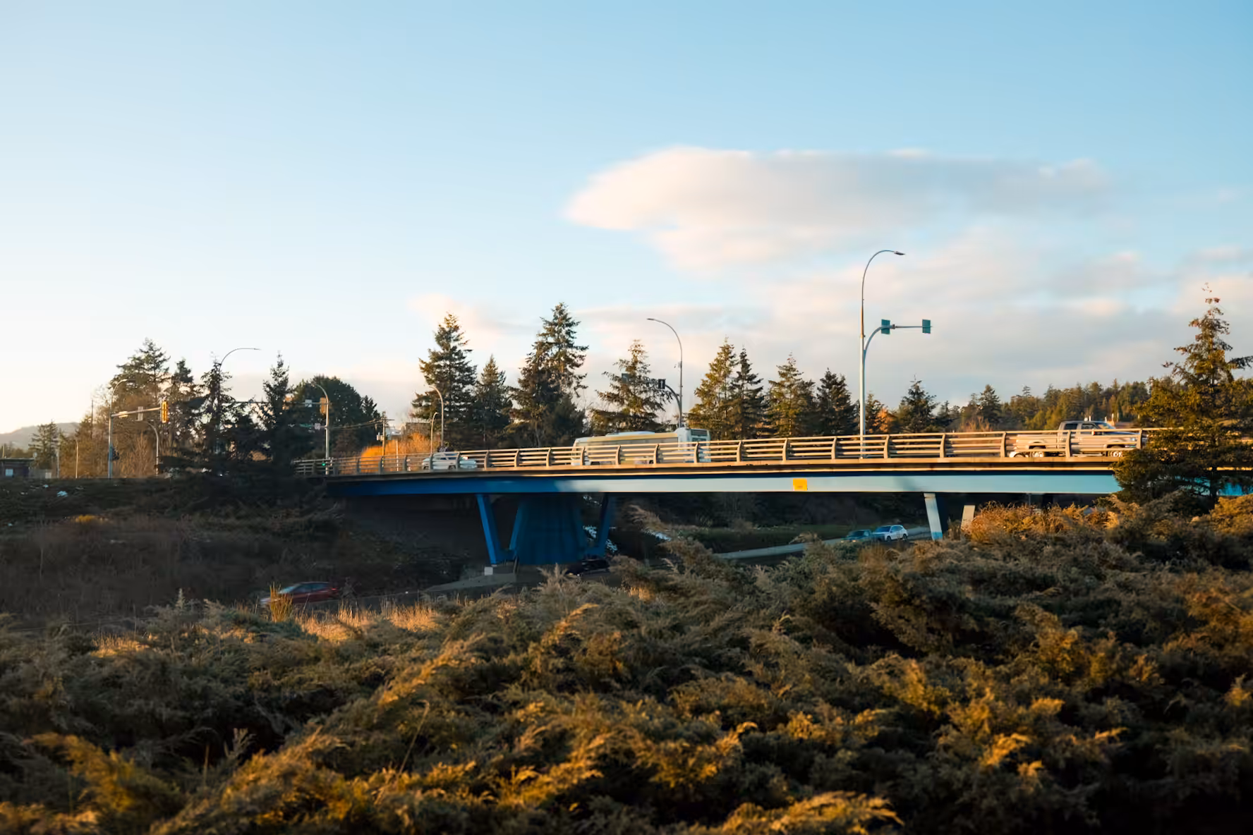 Outside the city