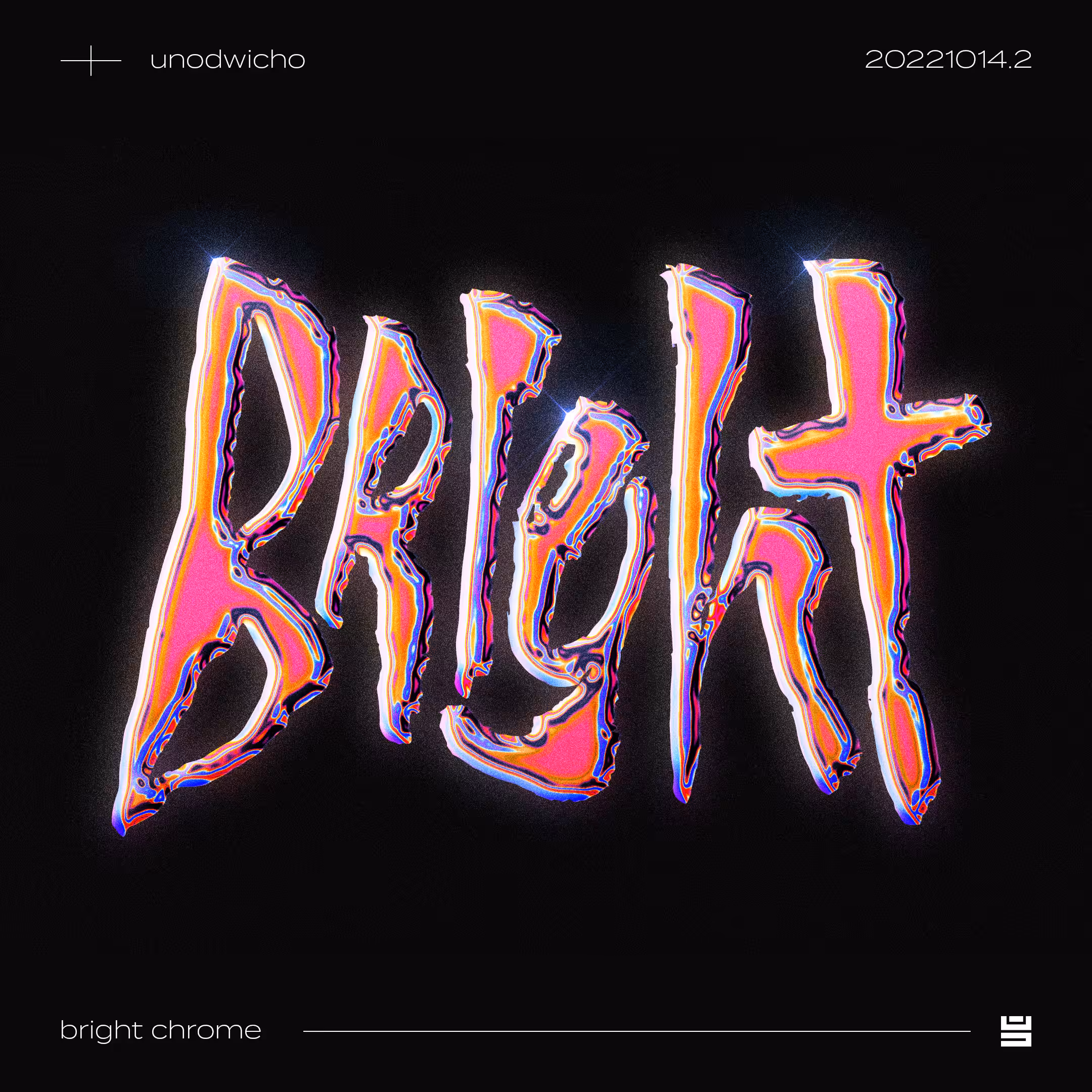 the lettering works: bright
