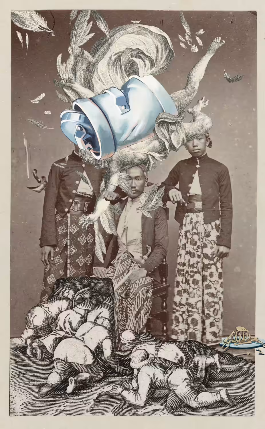 Trashcan As Icarus Falling Over Boys Club