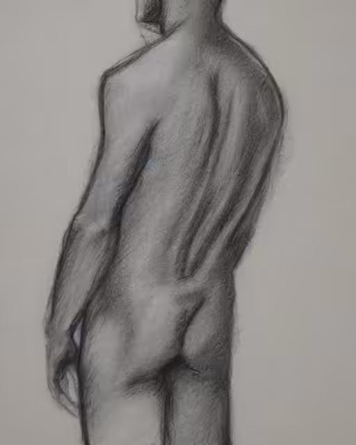 Nude man