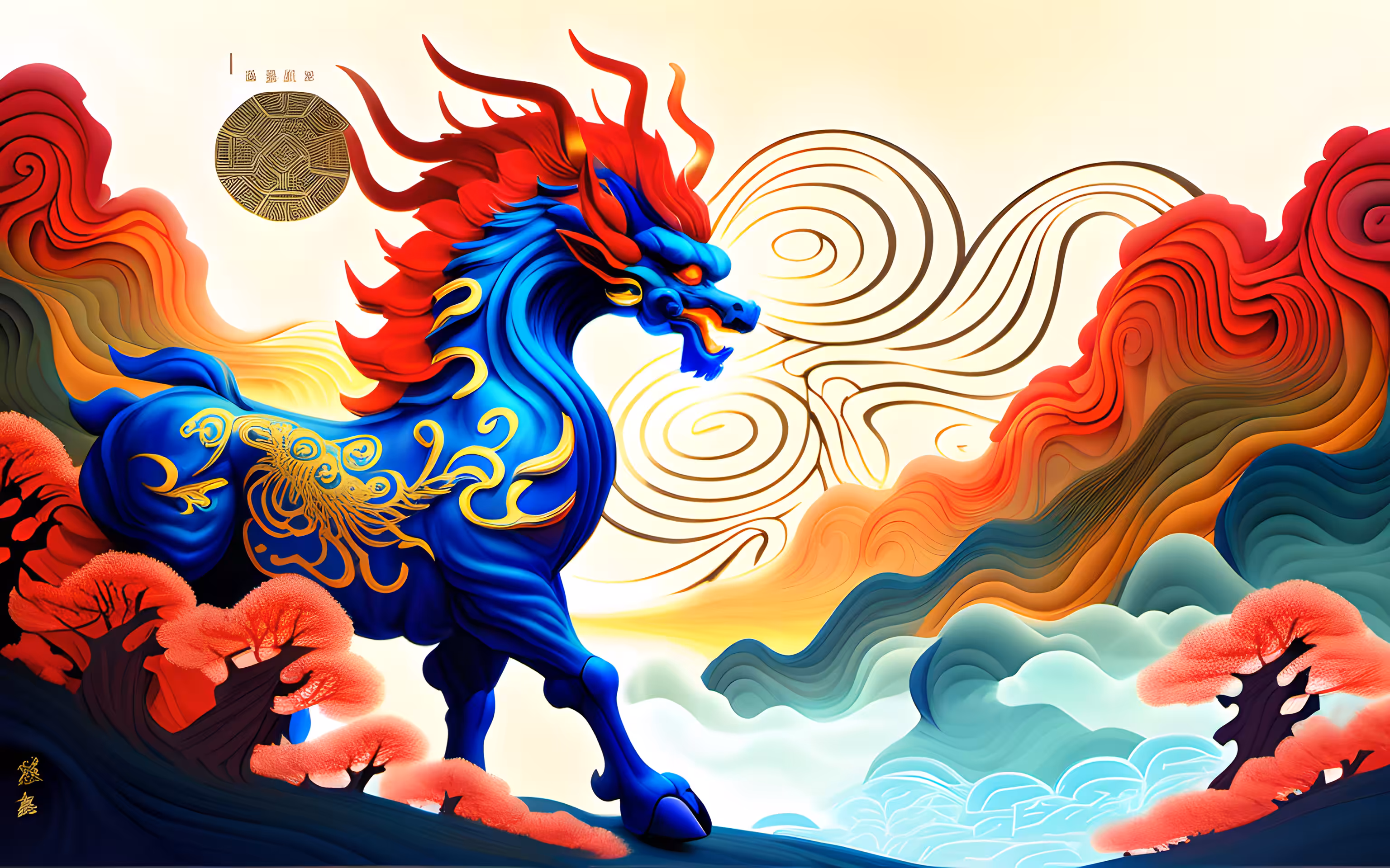 AI imagines famous generative artworks #220