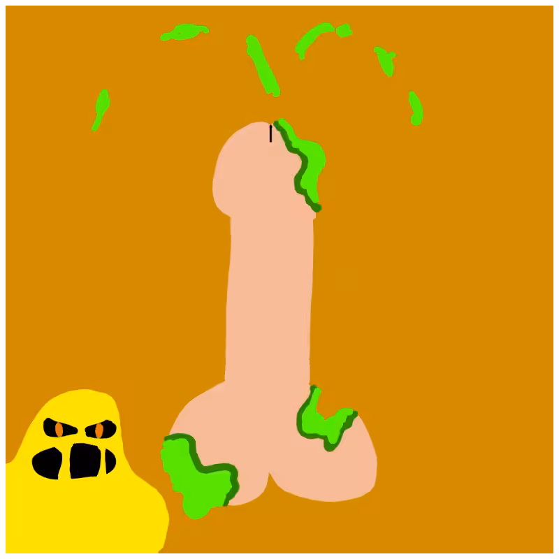 Decayed Dickgenerative Art #78