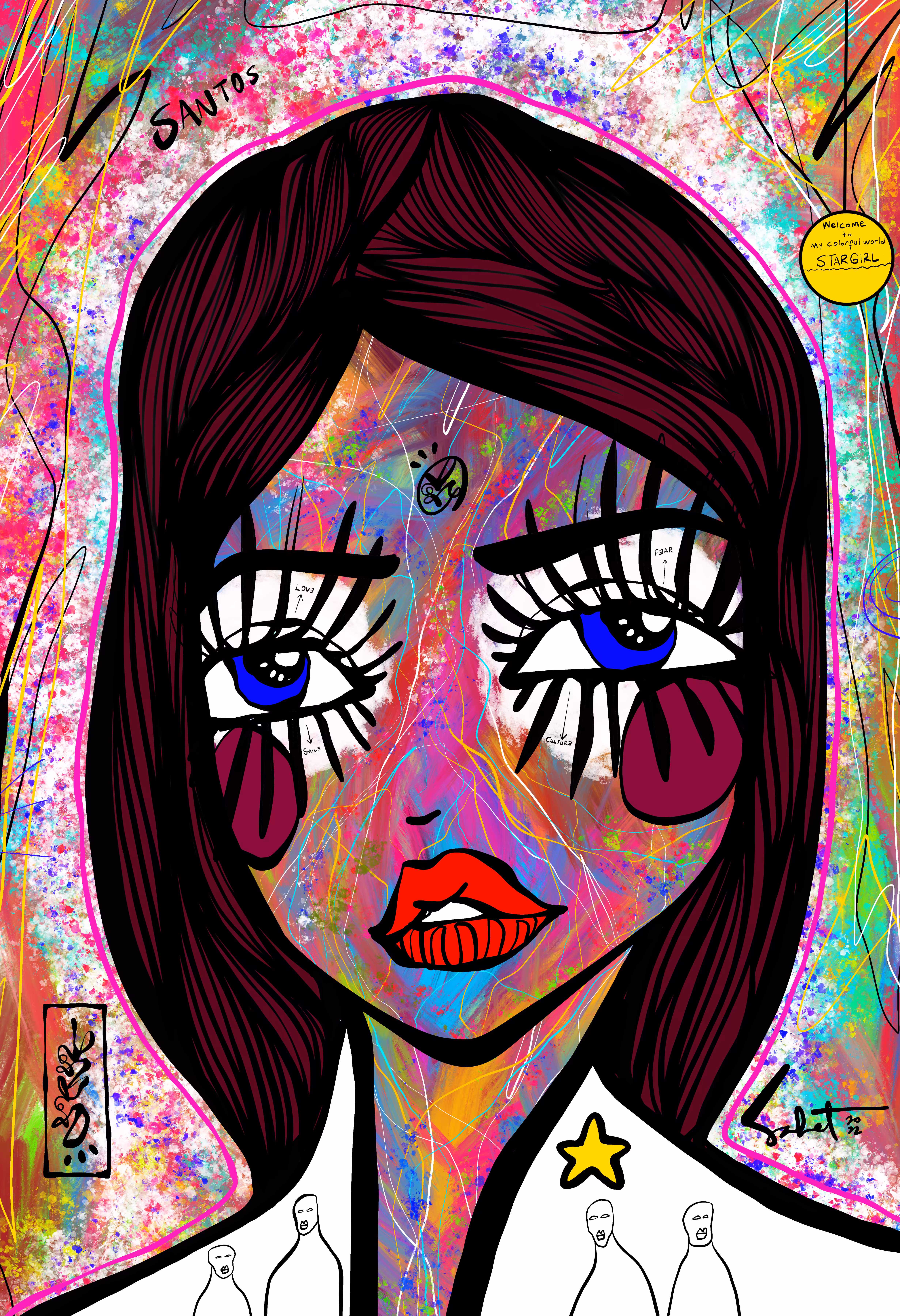 The fans. 2022 SANTOS X STARGIRL by SABET