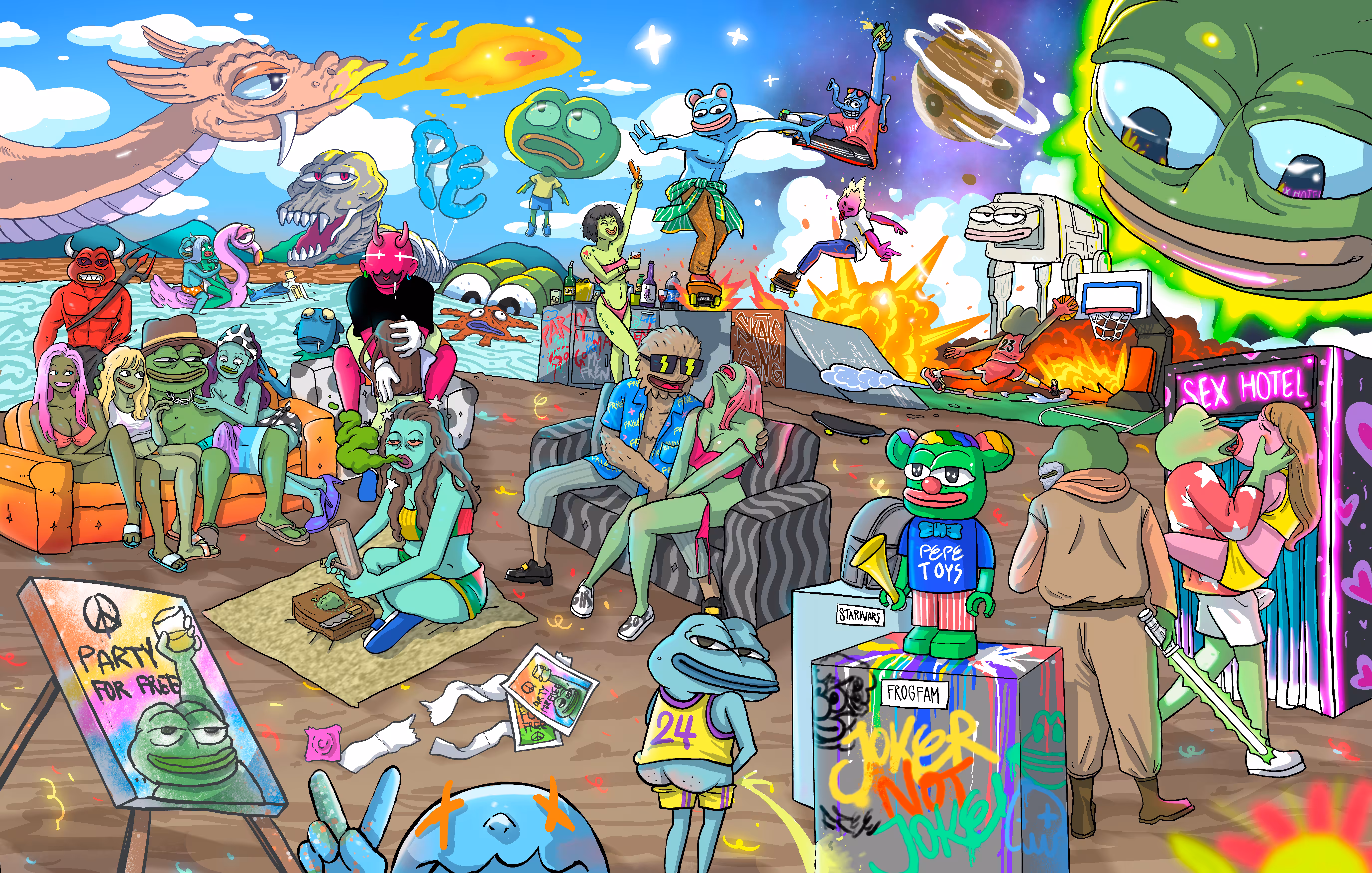 Pepe Party for Free.