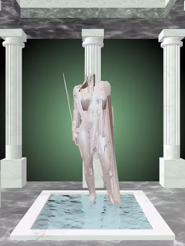 HeavenComputer: The Loser Matte Ivory Woman #1792