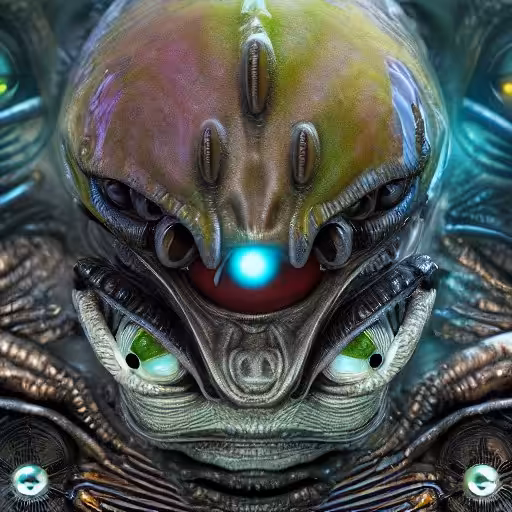 Green alien